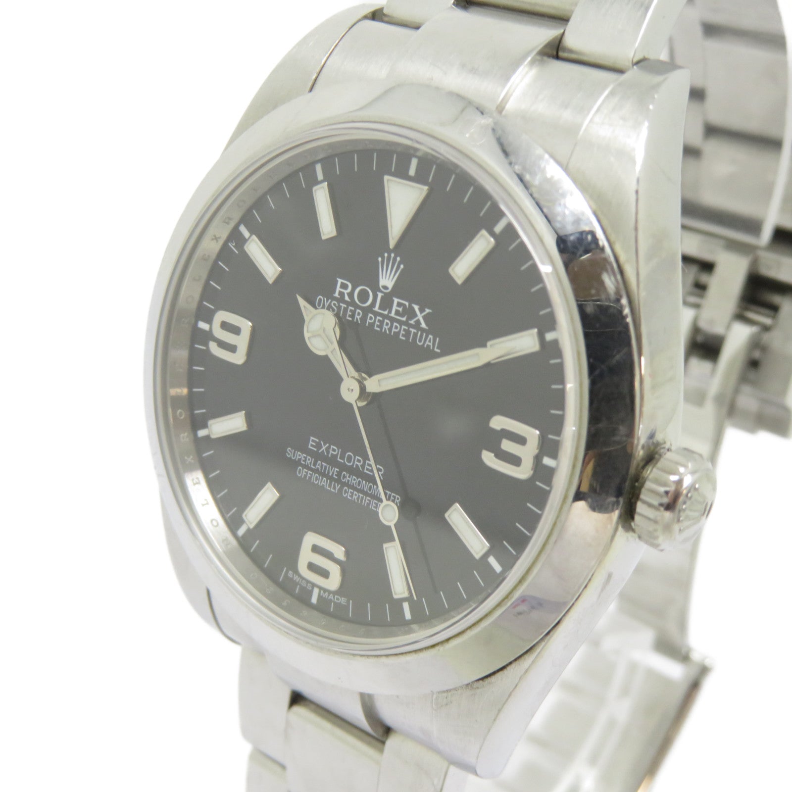 ROLEX ExplorerⅠ不鏽鋼手錶自動機芯黑色