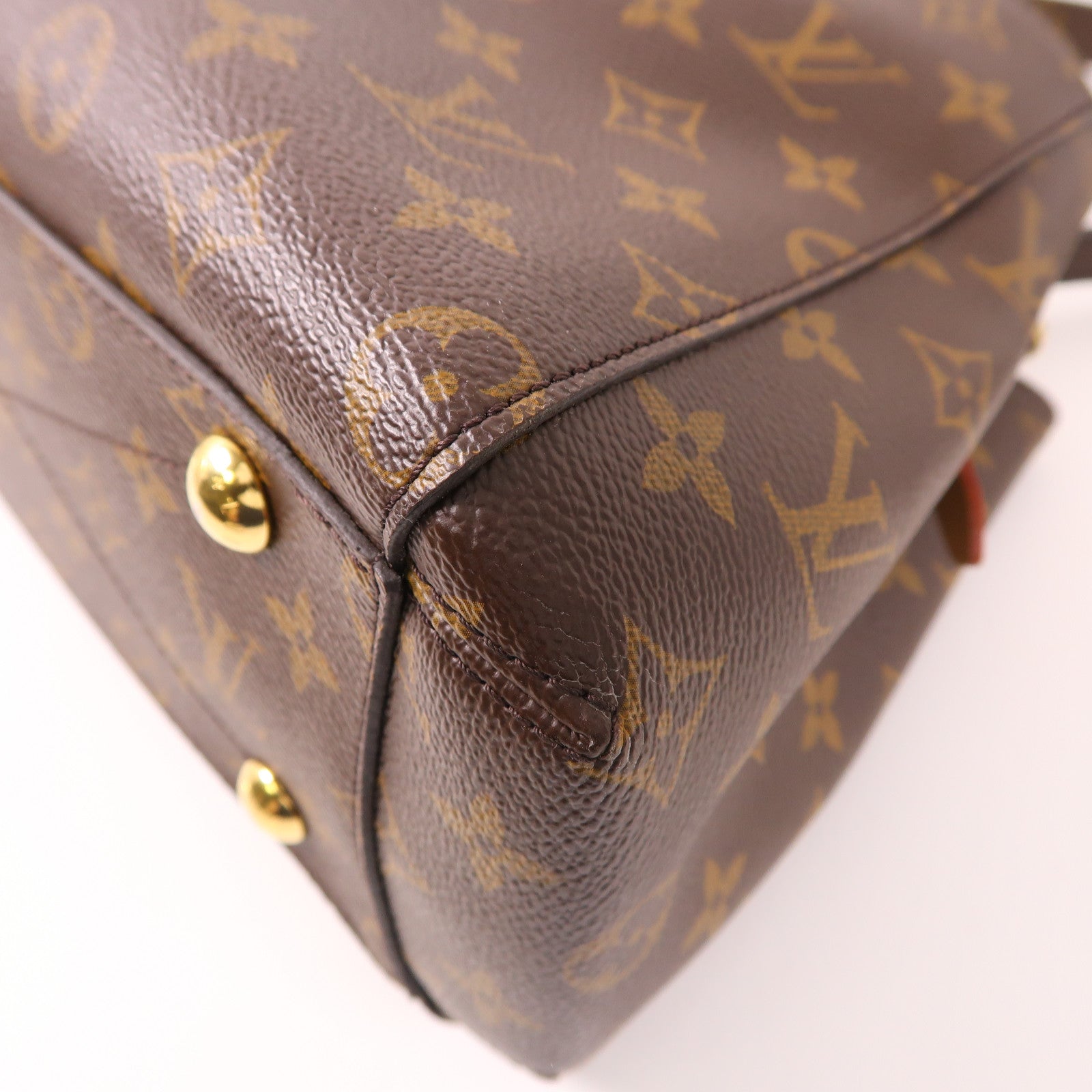 LOUIS VUITTON LV GHW Montaigne BB 2 Way Shoulder Bag M41055 Monogram Brown