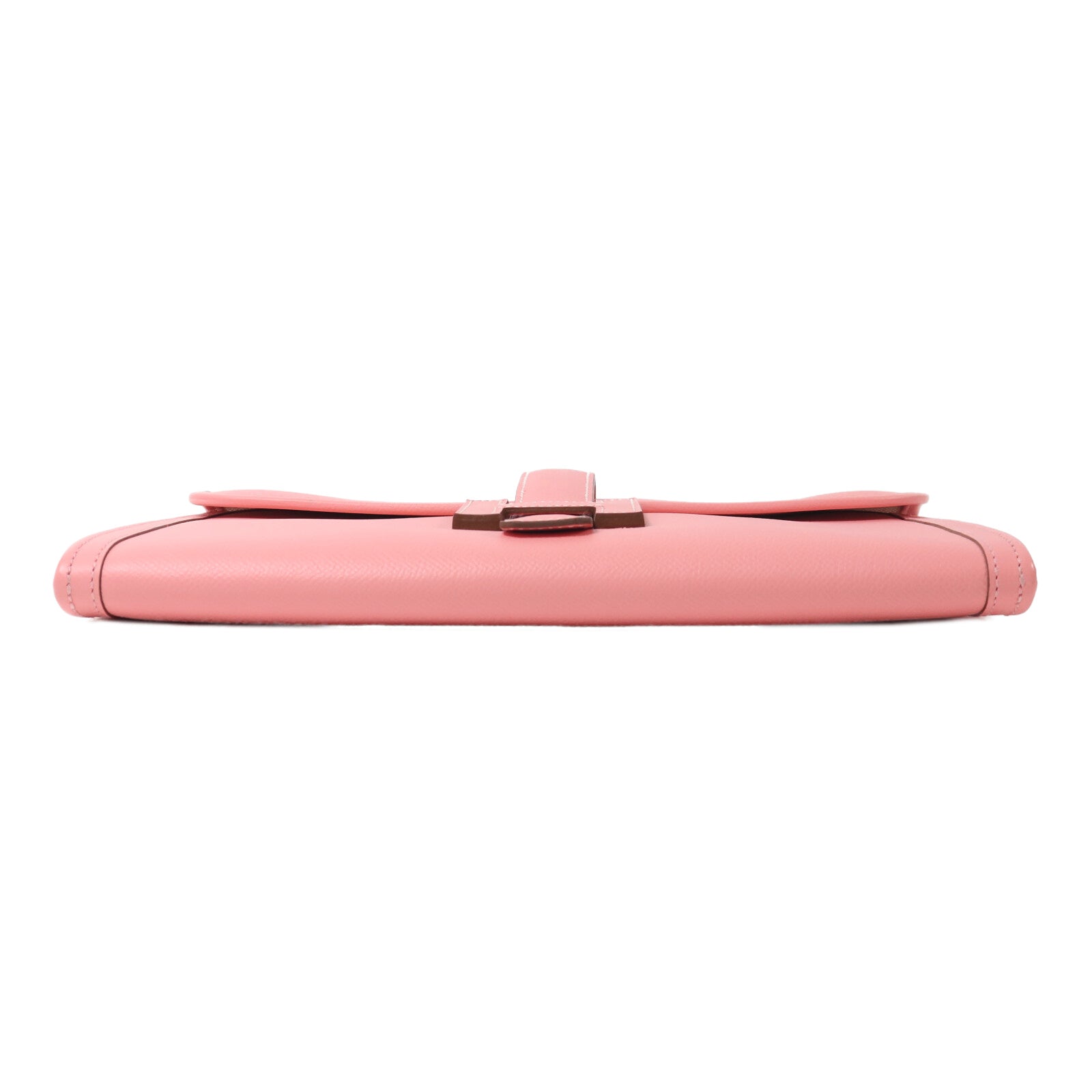 HERMES Epsom皮革Jige Elan PM手拿包Rose Confetti