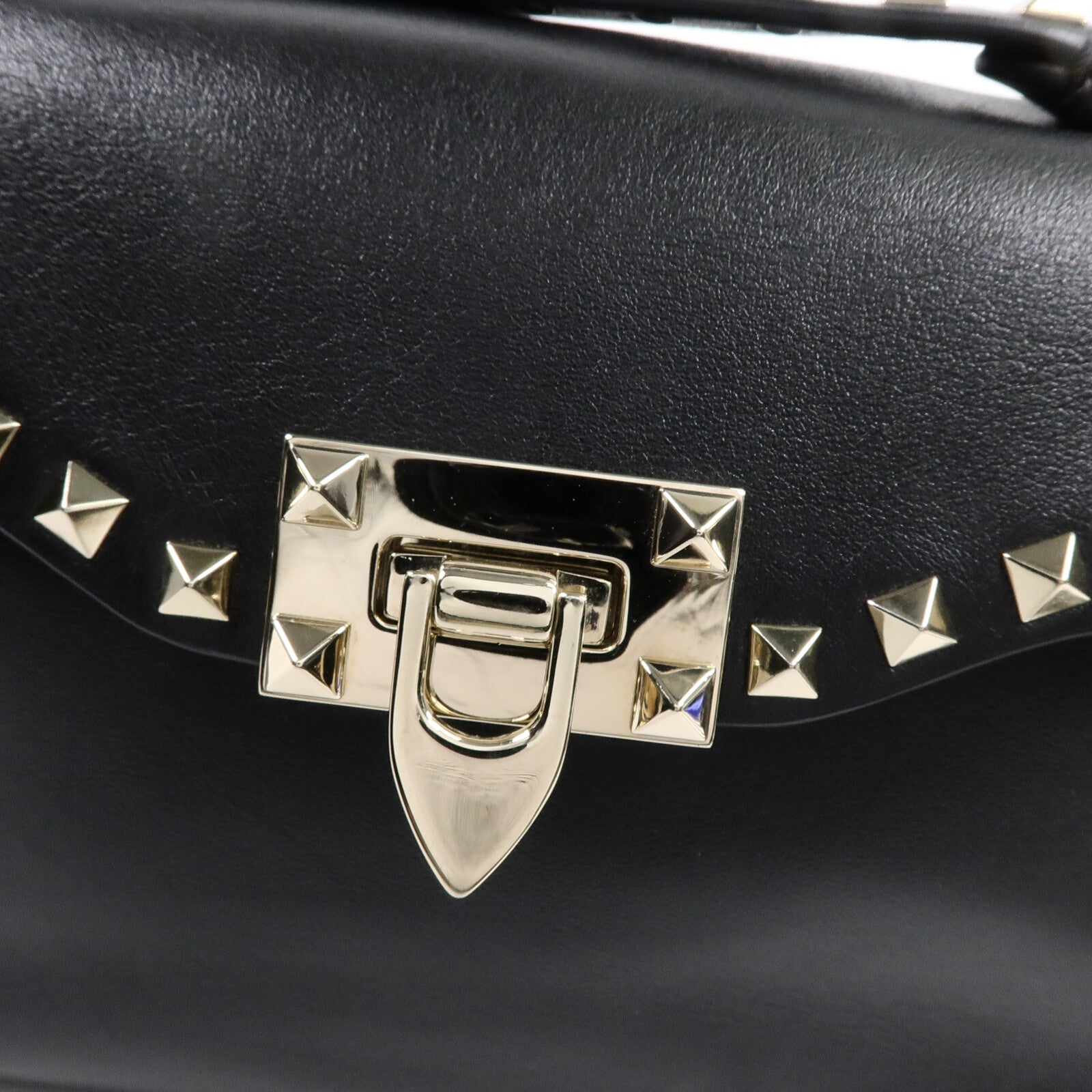 Valentino 牛皮皮革Rockstud手挽肩背兩用袋