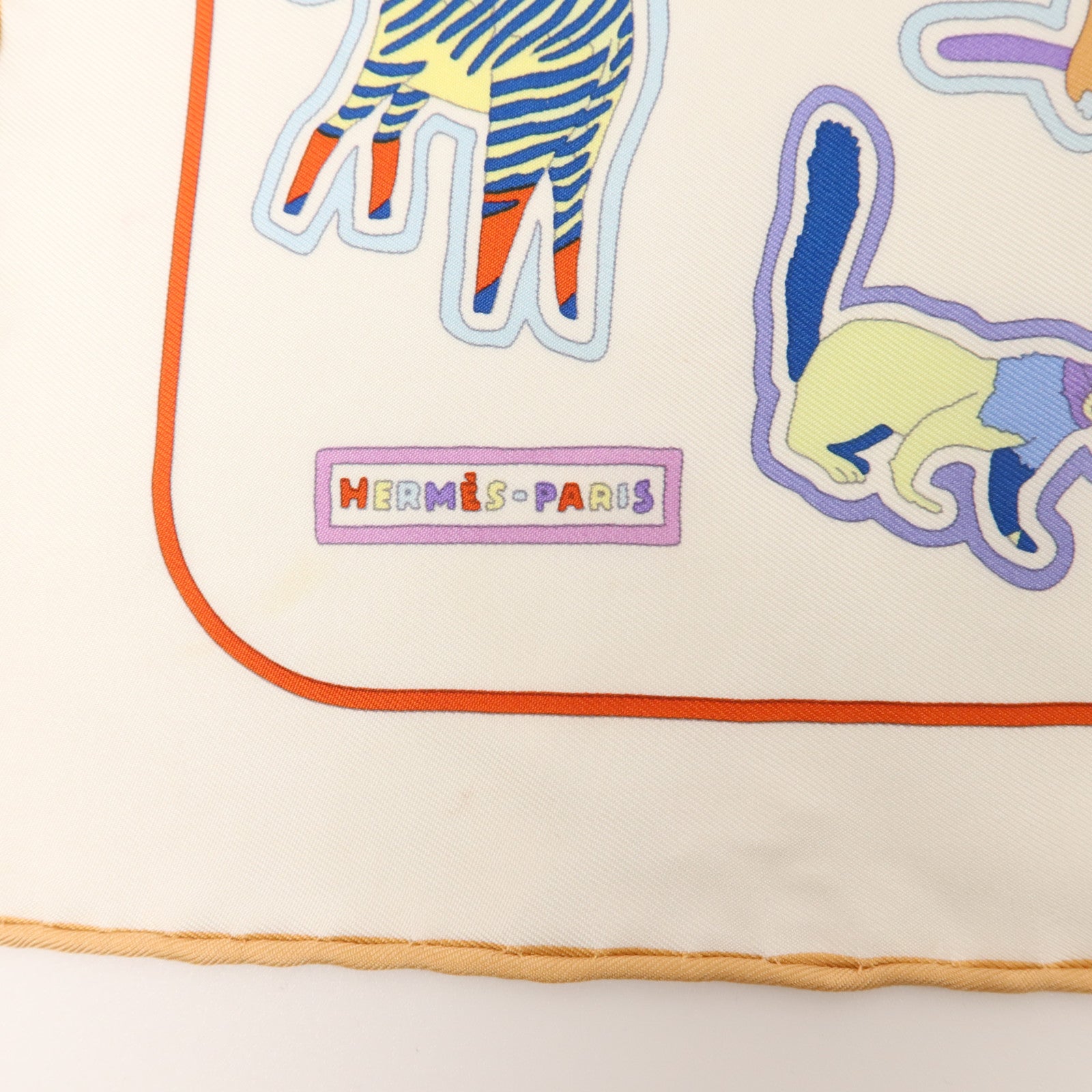 HERMES 絲質Scarf 45x45cm絲巾