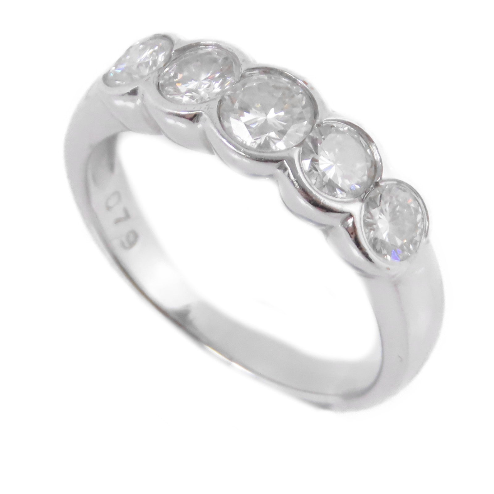 JEWELRY 【激減優惠】18K白金/鑽石Diamond Ring戒指US#4.75