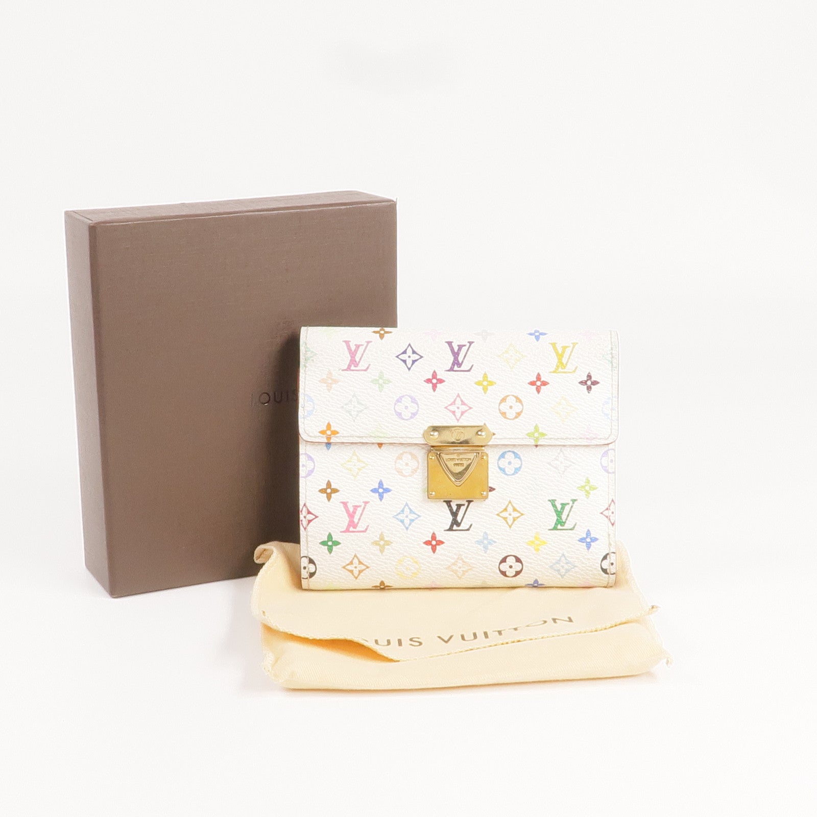 LOUIS VUITTON Monogram Multicolore Koala Wallet金扣錢包