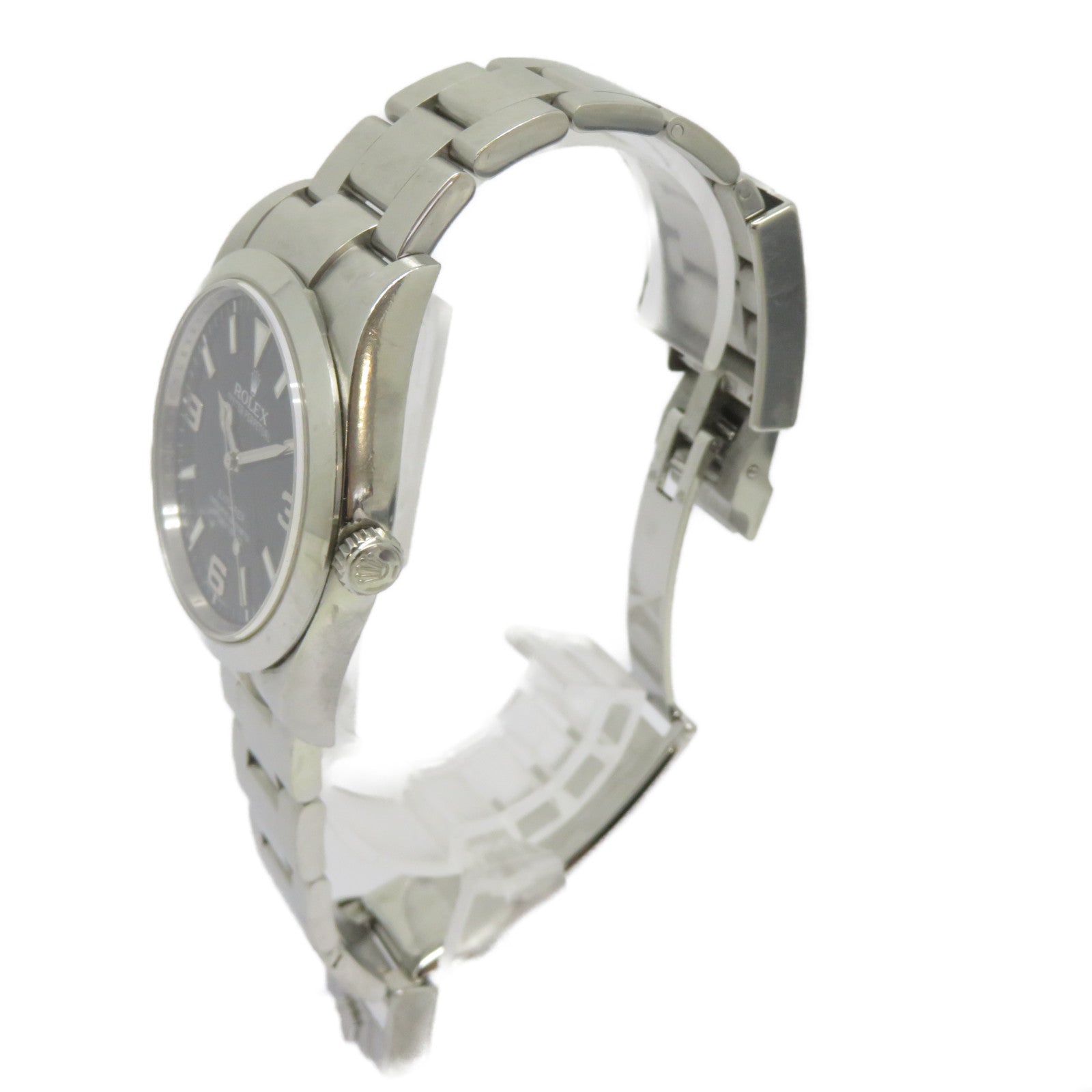ROLEX ExplorerⅠ不鏽鋼手錶自動機芯黑色