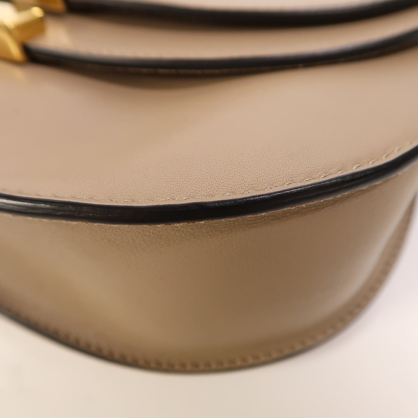 Chloe 牛皮皮革Georgia金扣肩背袋