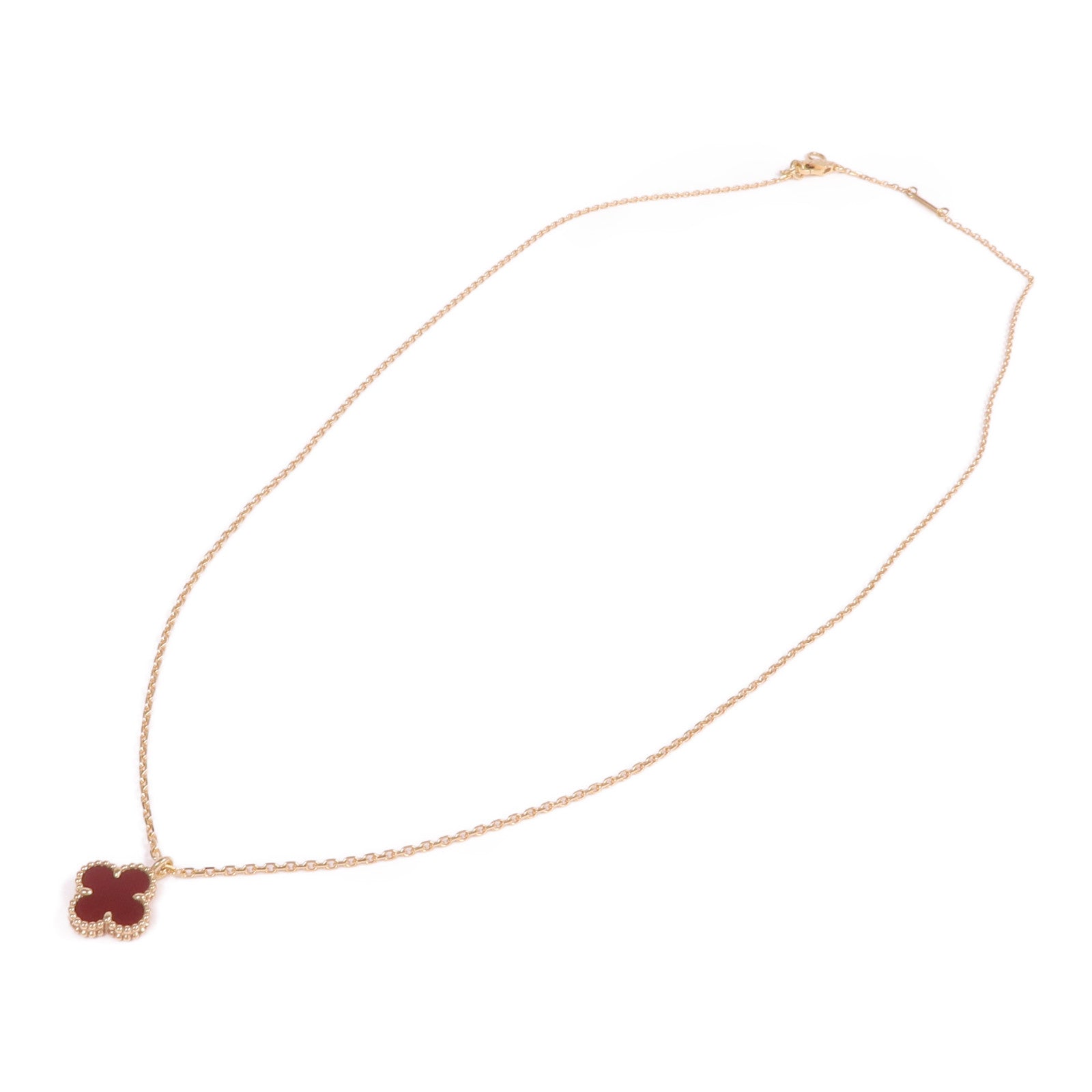 Van Cleef & Arpels 18K玫瑰金Sweet Alhambra項鍊