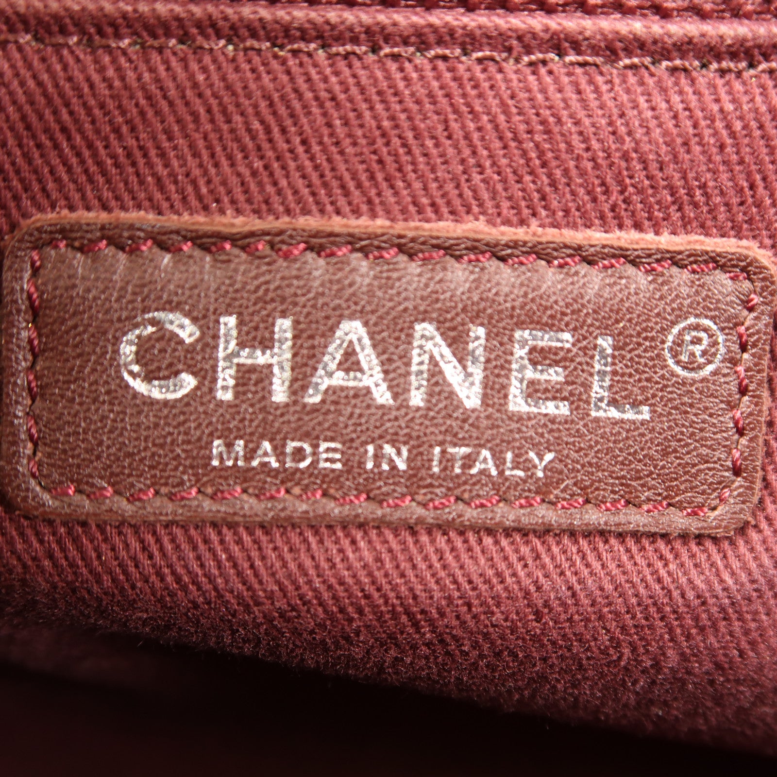 CHANEL 牛皮皮革Shoulder Bag銀扣鏈帶肩背袋