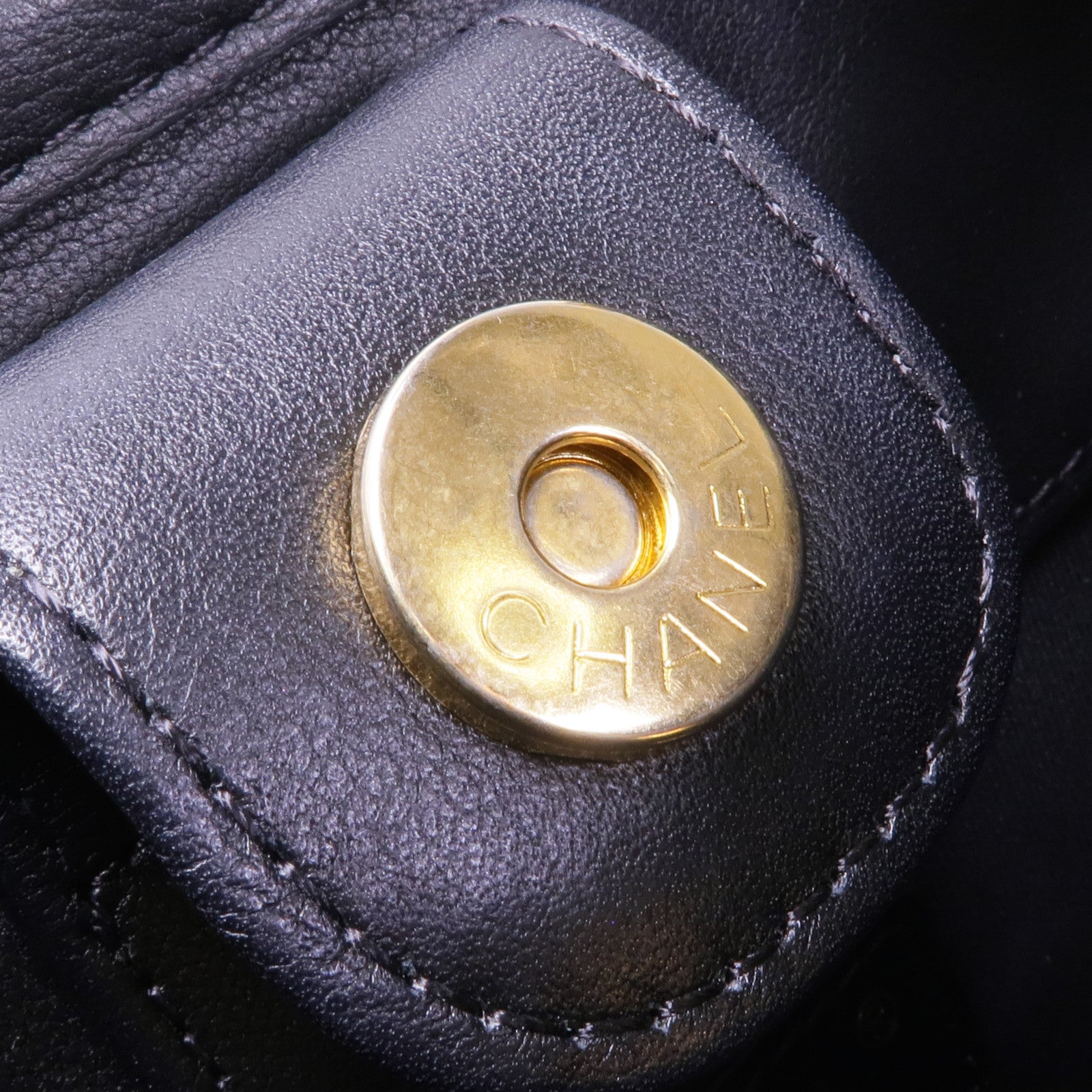 CHANEL 羊皮皮革2way Shoulder Bag金扣手挽肩背兩用袋