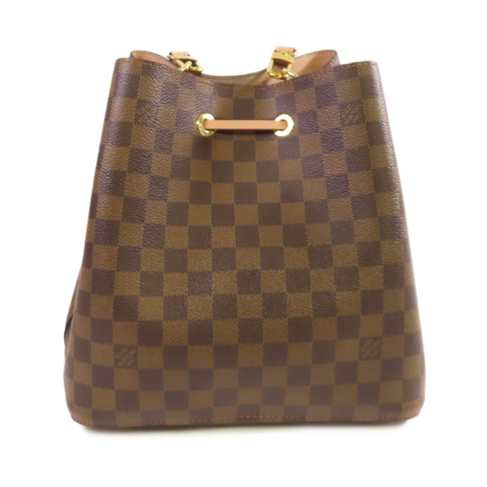 LOUIS VUITTON Damier Ebene NeoNoe Shoulder Bag肩背袋啡色/粉紅色