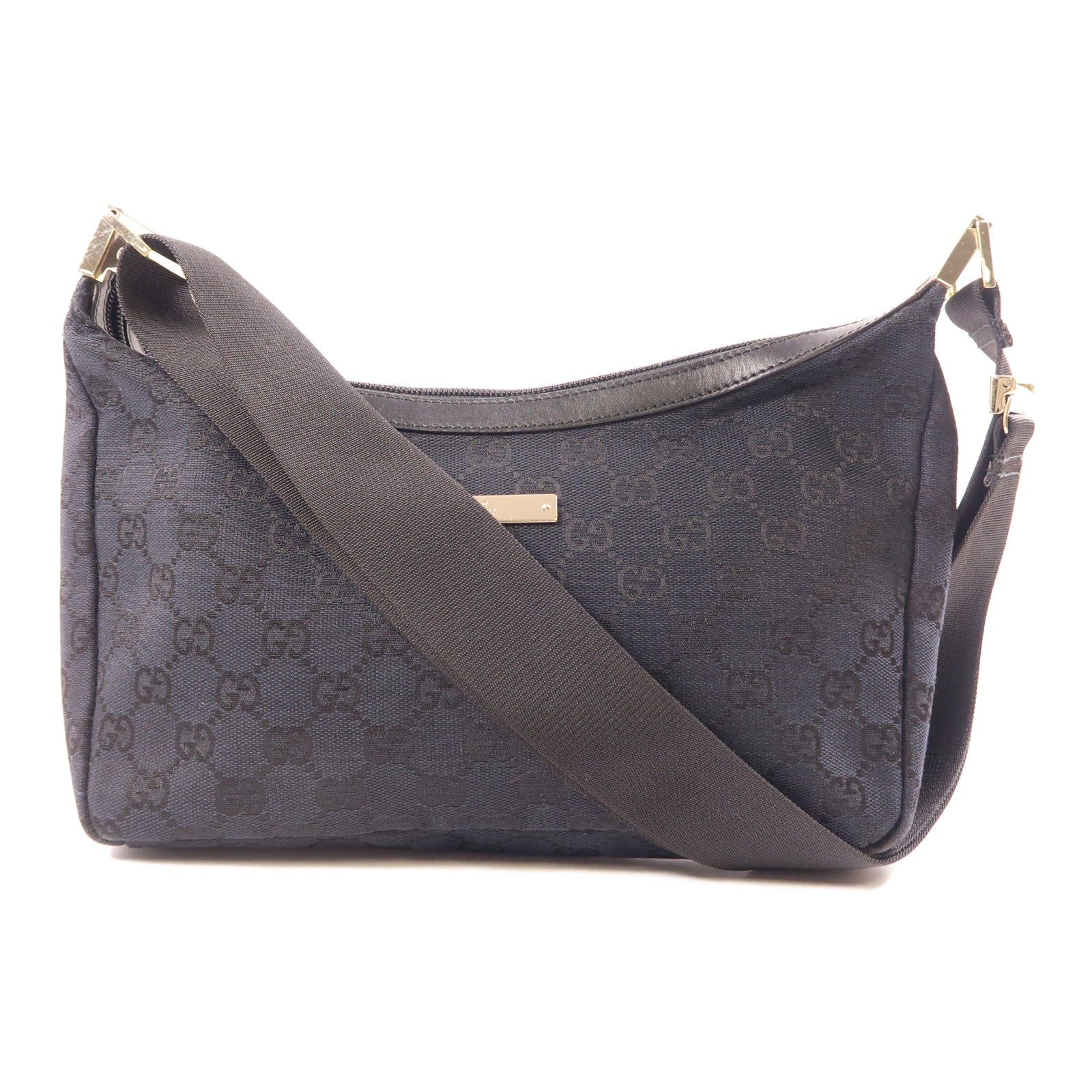 GUCCI 帆布Shoulder Bag金扣肩背袋