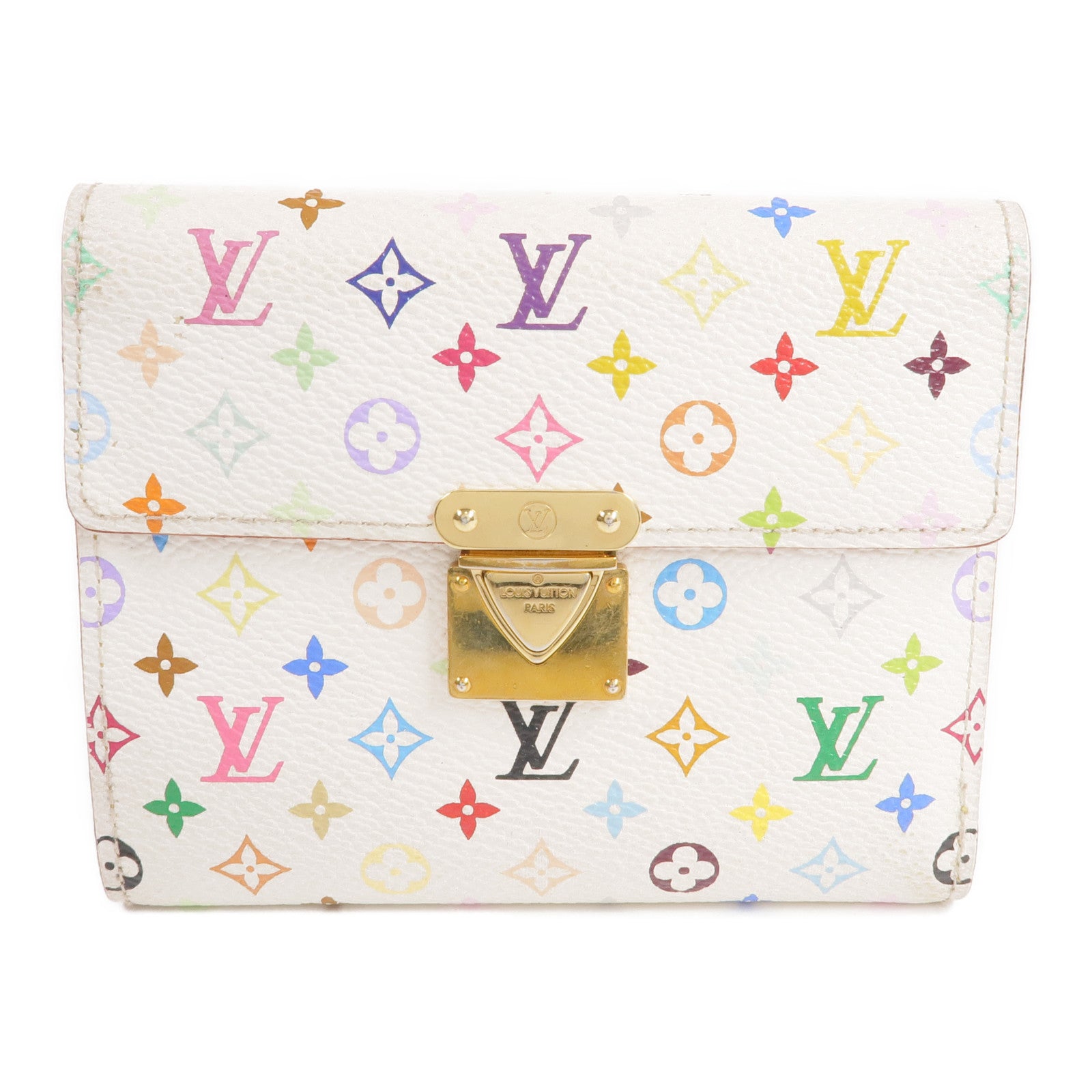 LOUIS VUITTON Monogram Multicolore Koala Wallet金扣錢包