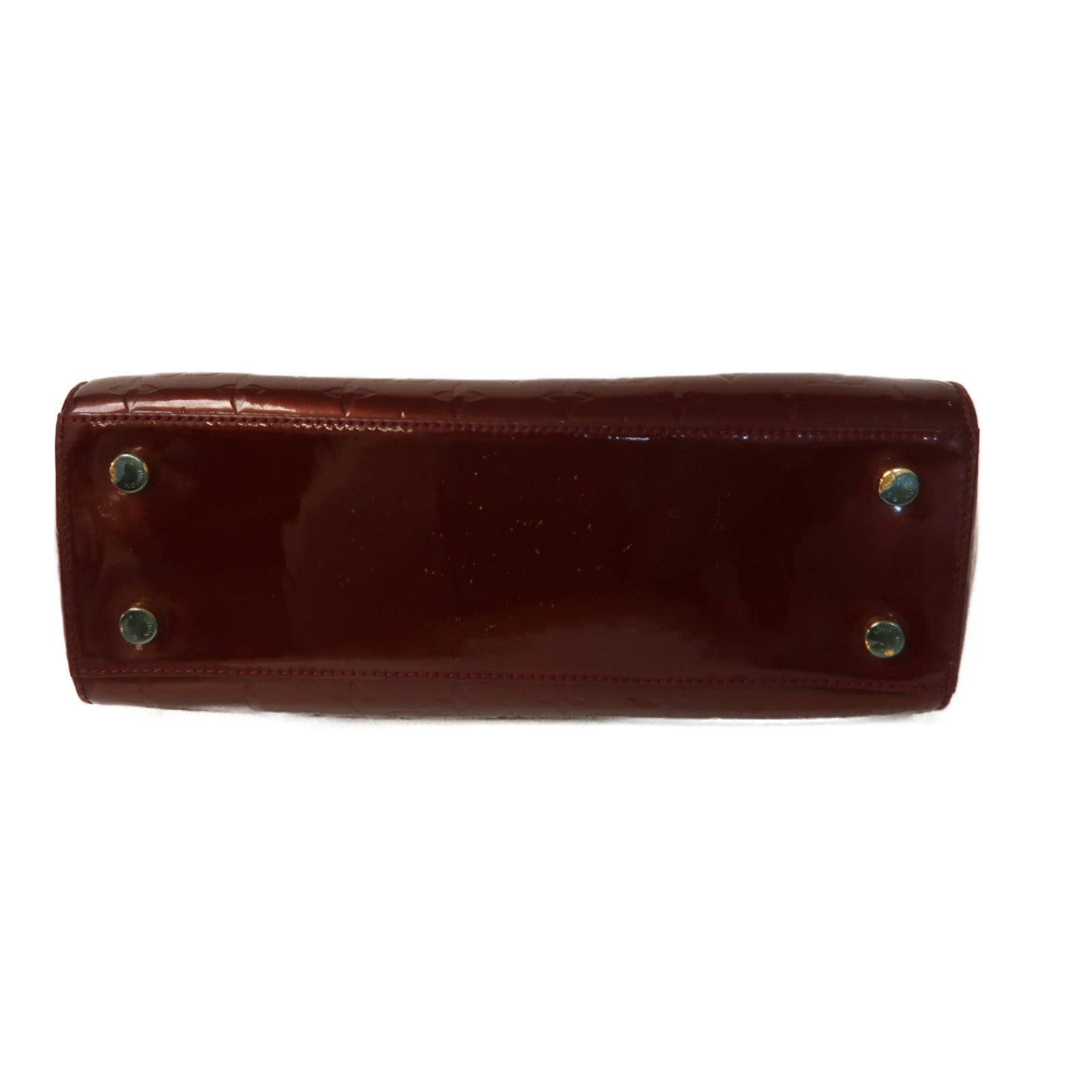 LOUIS VUITTON 【激減優惠】Vernis Blair GM金扣手挽肩背兩用袋酒紅色