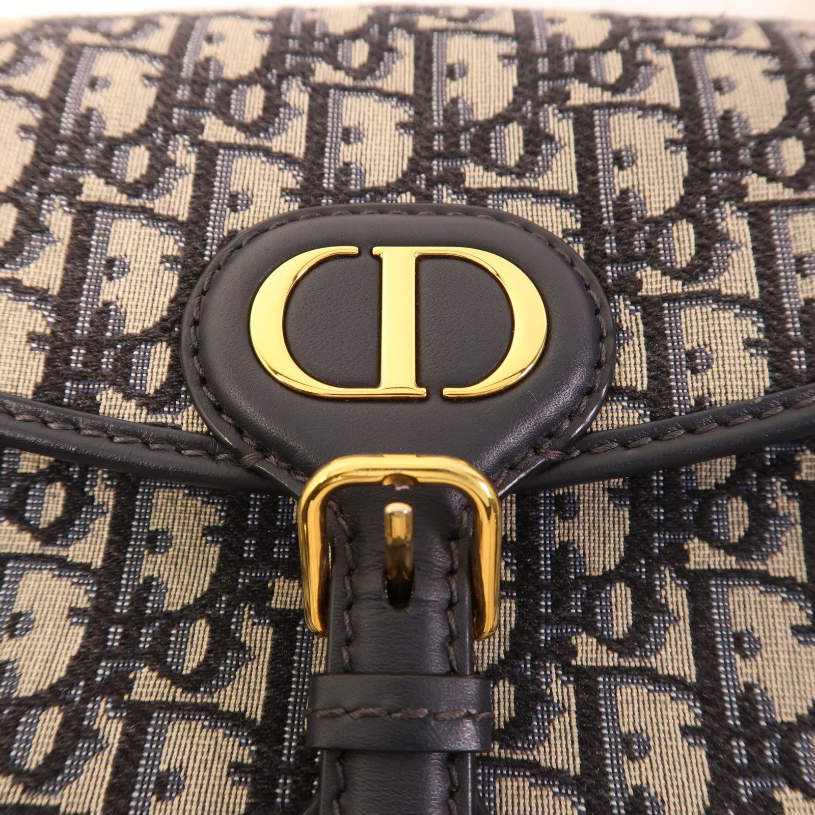 Dior 帆布Bobby金扣肩背袋