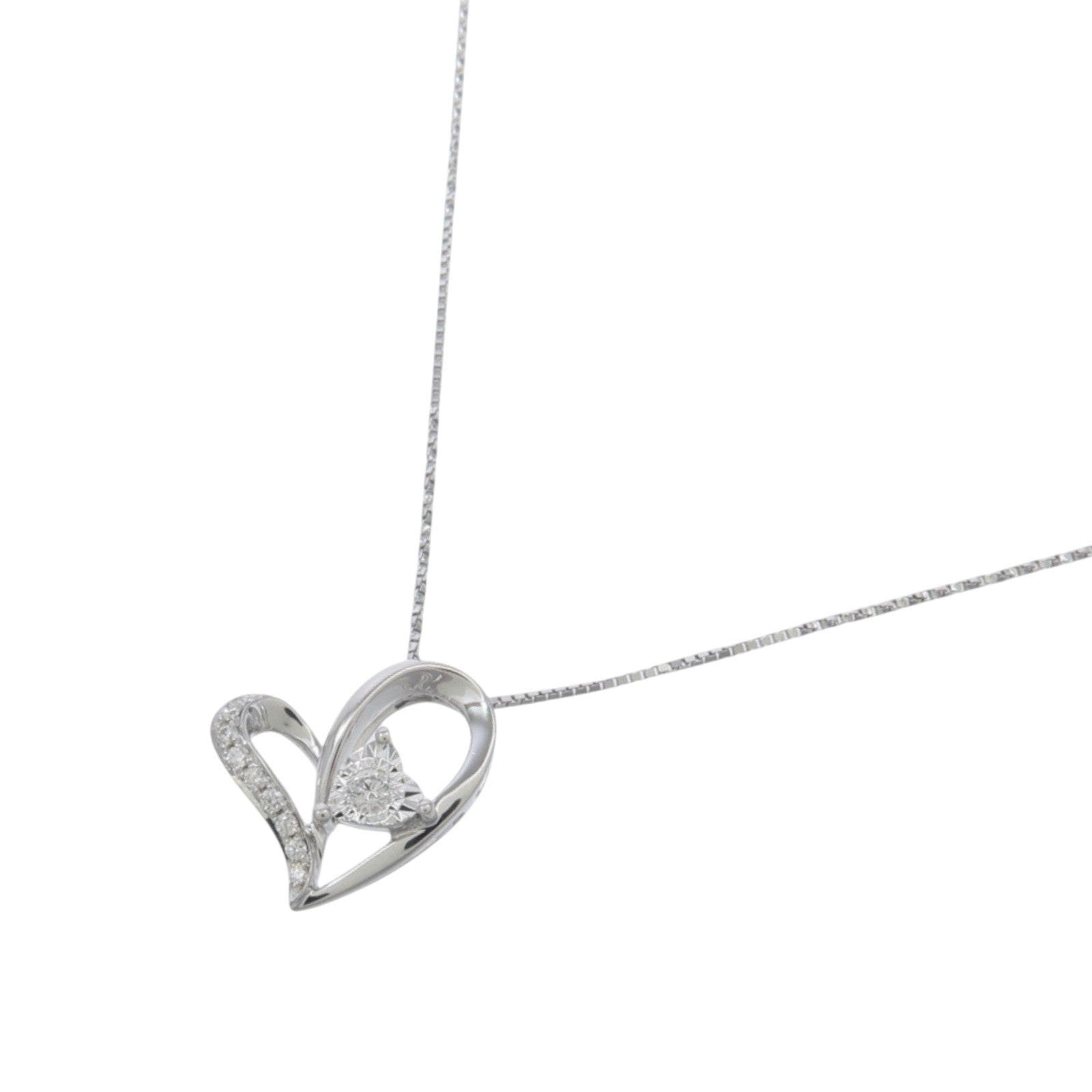 JEWELRY 18K白金Diamond Necklace鑽石項鍊