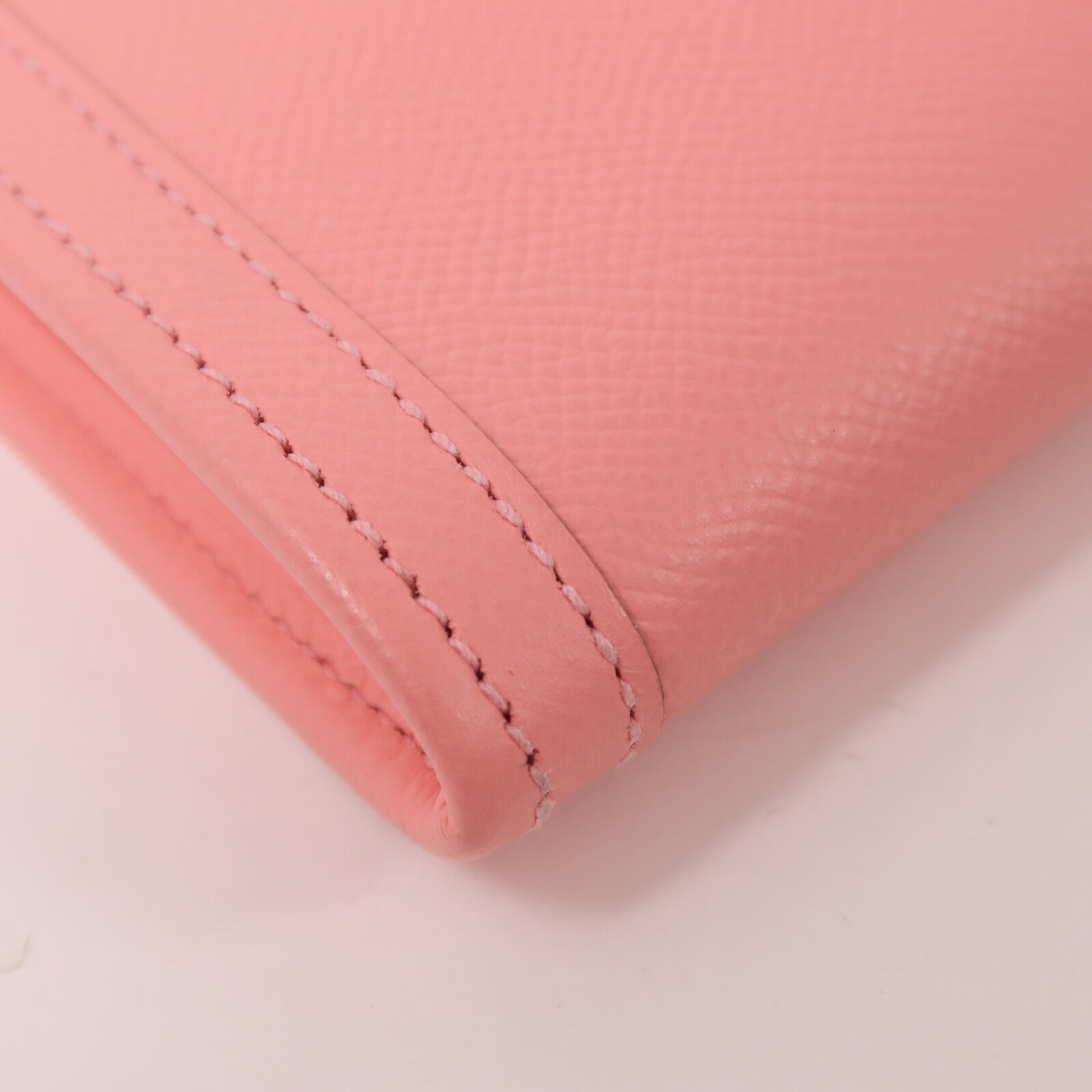 HERMES Epsom皮革Jige Elan PM手拿包Rose Confetti
