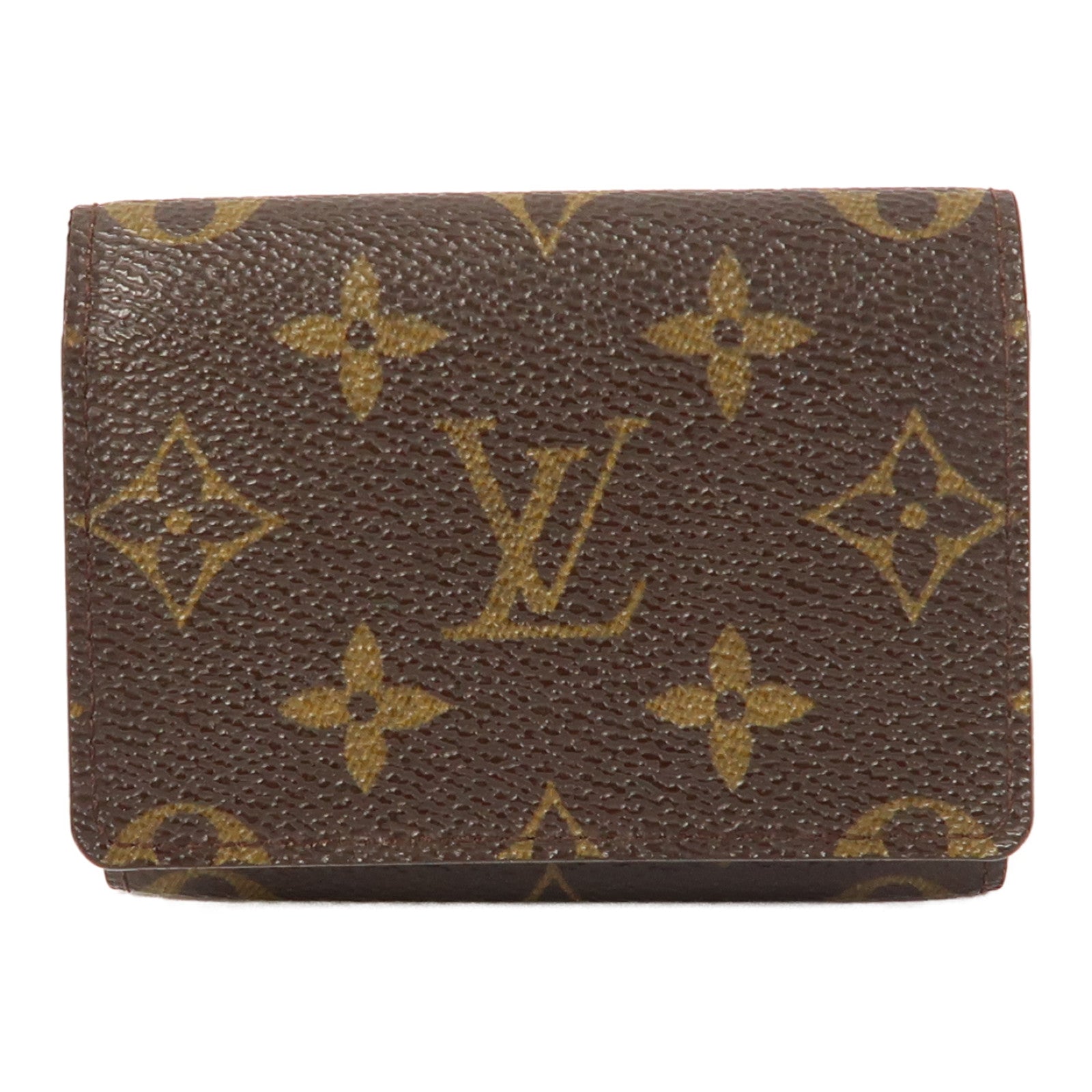 LOUIS VUITTON Monogram Card Case卡片套啡色
