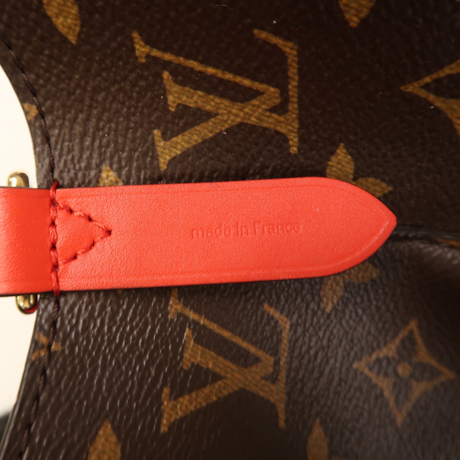 LOUIS VUITTON Monogram Neo Noe Bucket Bag金扣肩背袋Coquelicot/紅色