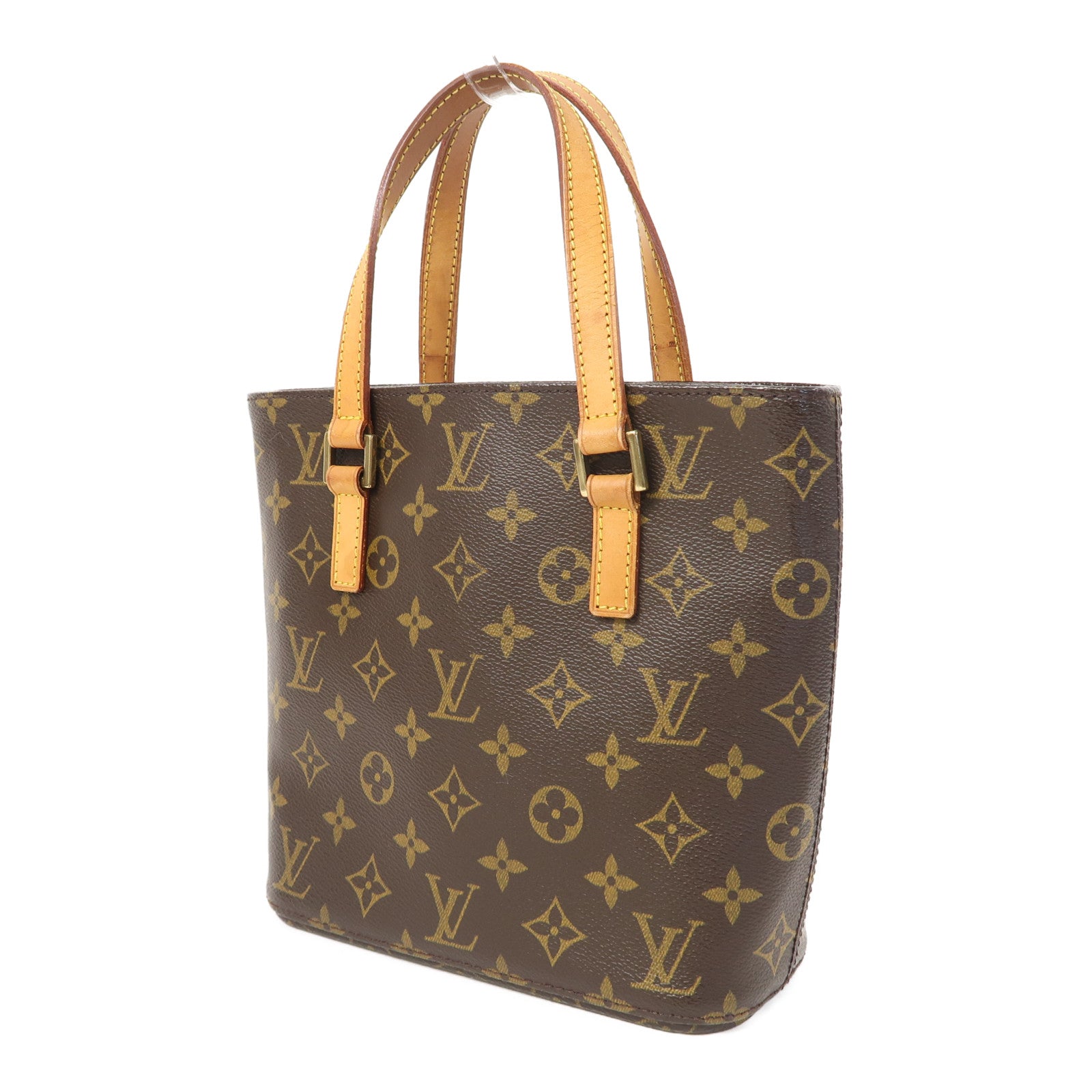 LOUIS VUITTON Monogram Vavin PM金扣手挽袋啡色