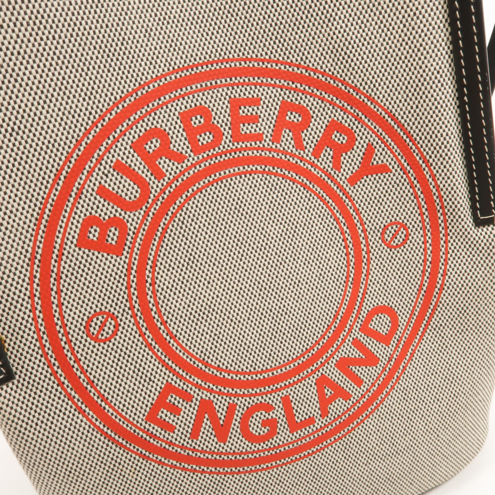 BURBERRY 帆布Small Peggy Bucket Bag手挽肩背兩用袋