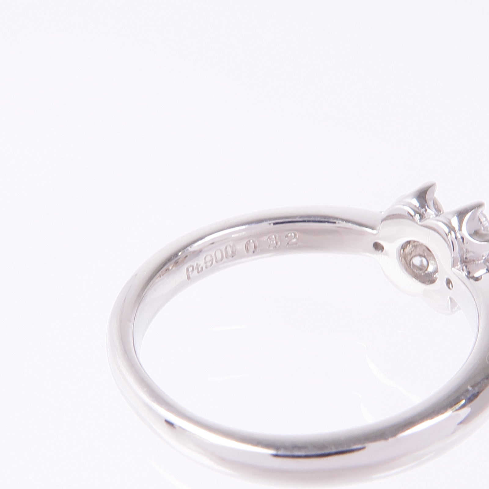 JEWELRY 【激減優惠】PT900鉑金Diamond Ring鑽石戒指US#6
