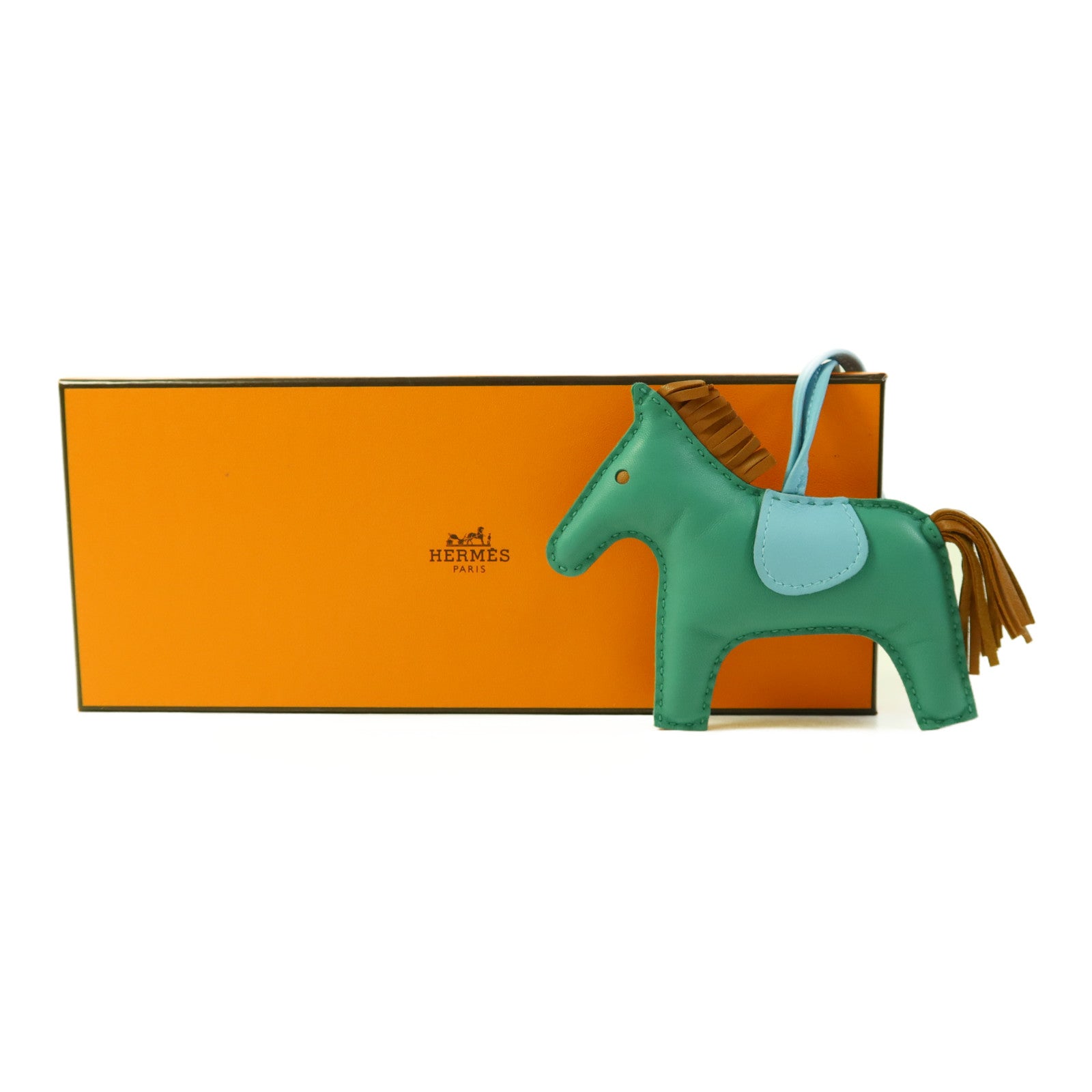 HERMES Milo皮革Rodeo MM掛飾