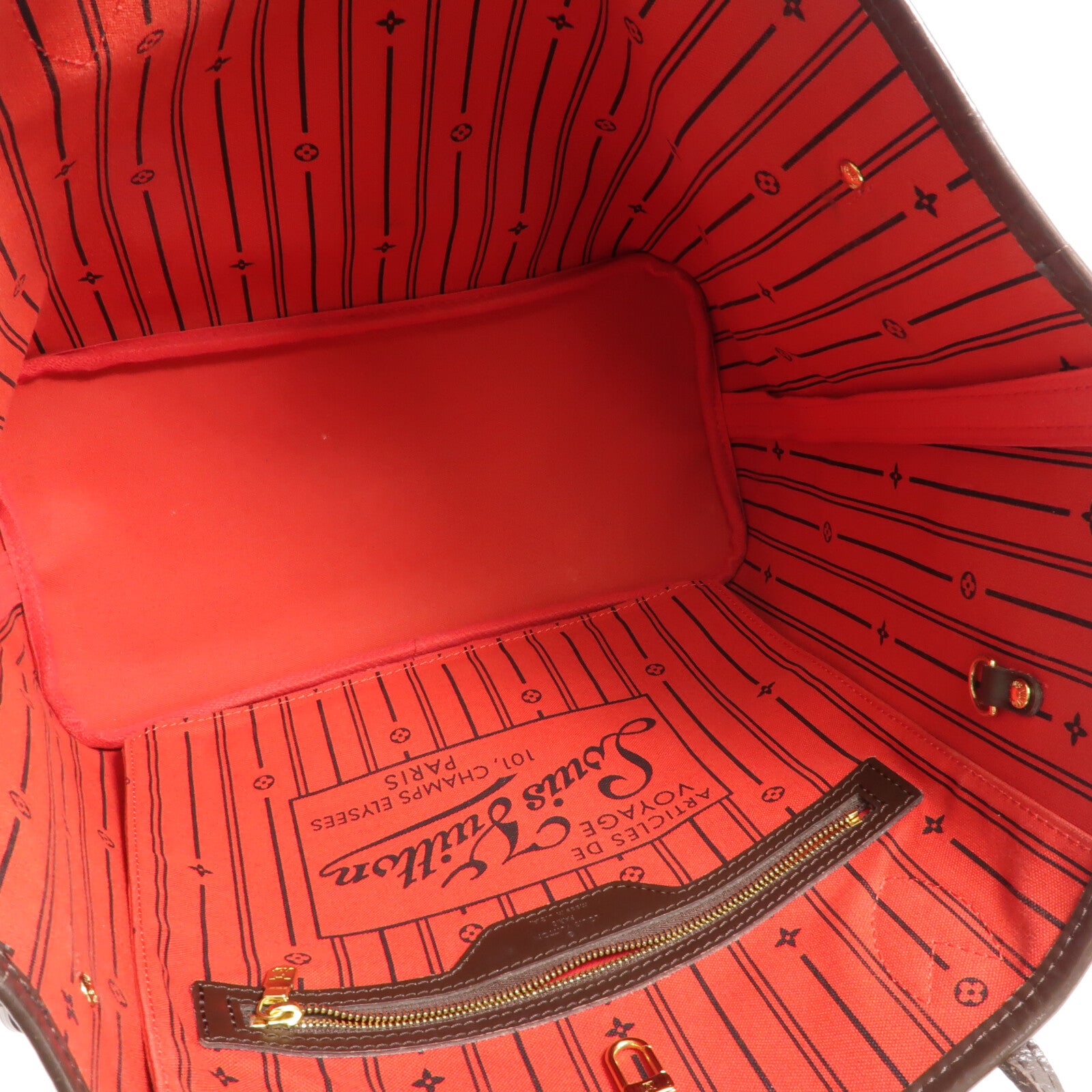 LOUIS VUITTON Damier Neverfull MM手挽袋