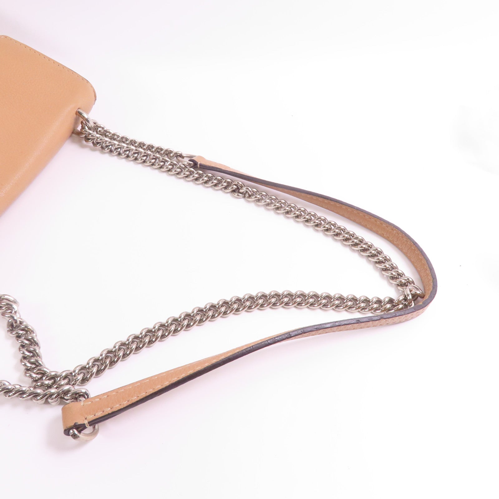 LOUIS VUITTON 牛皮皮革MyLockme BB銀扣鏈帶肩背袋