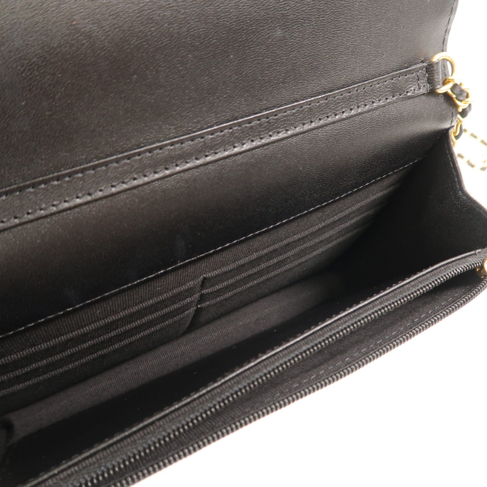 CHANEL 羊皮皮革WOC Wallet On Chain鏈帶肩背袋