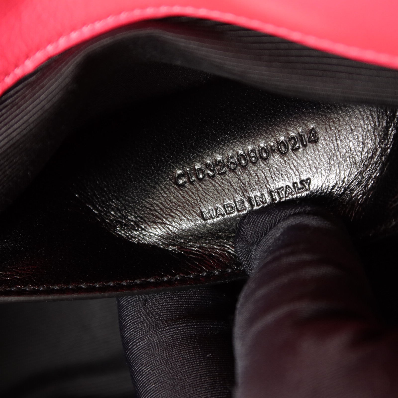 SAINT LAURENT 牛皮皮革Clutch手拿包