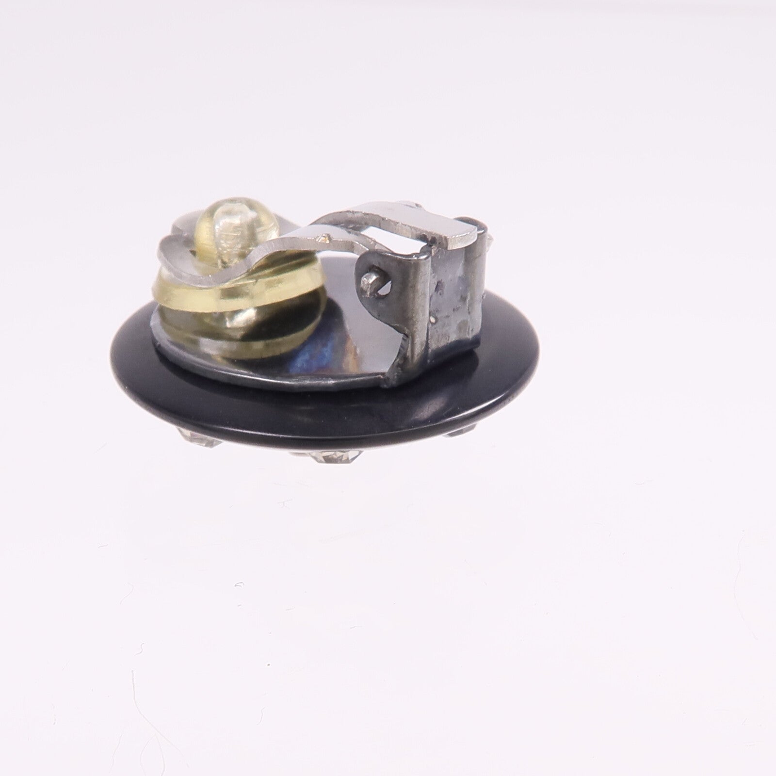 CHANEL 金屬/水晶Clip On Earrings耳環