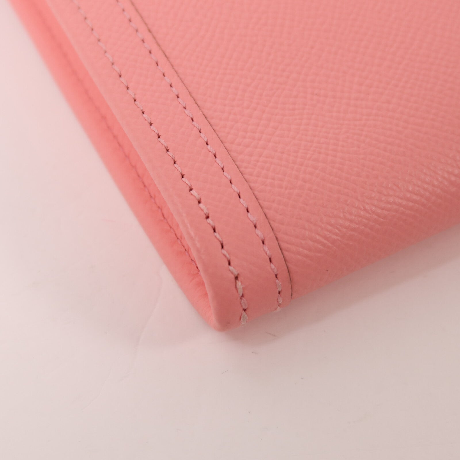 HERMES Epsom皮革Jige Elan PM手拿包Rose Confetti