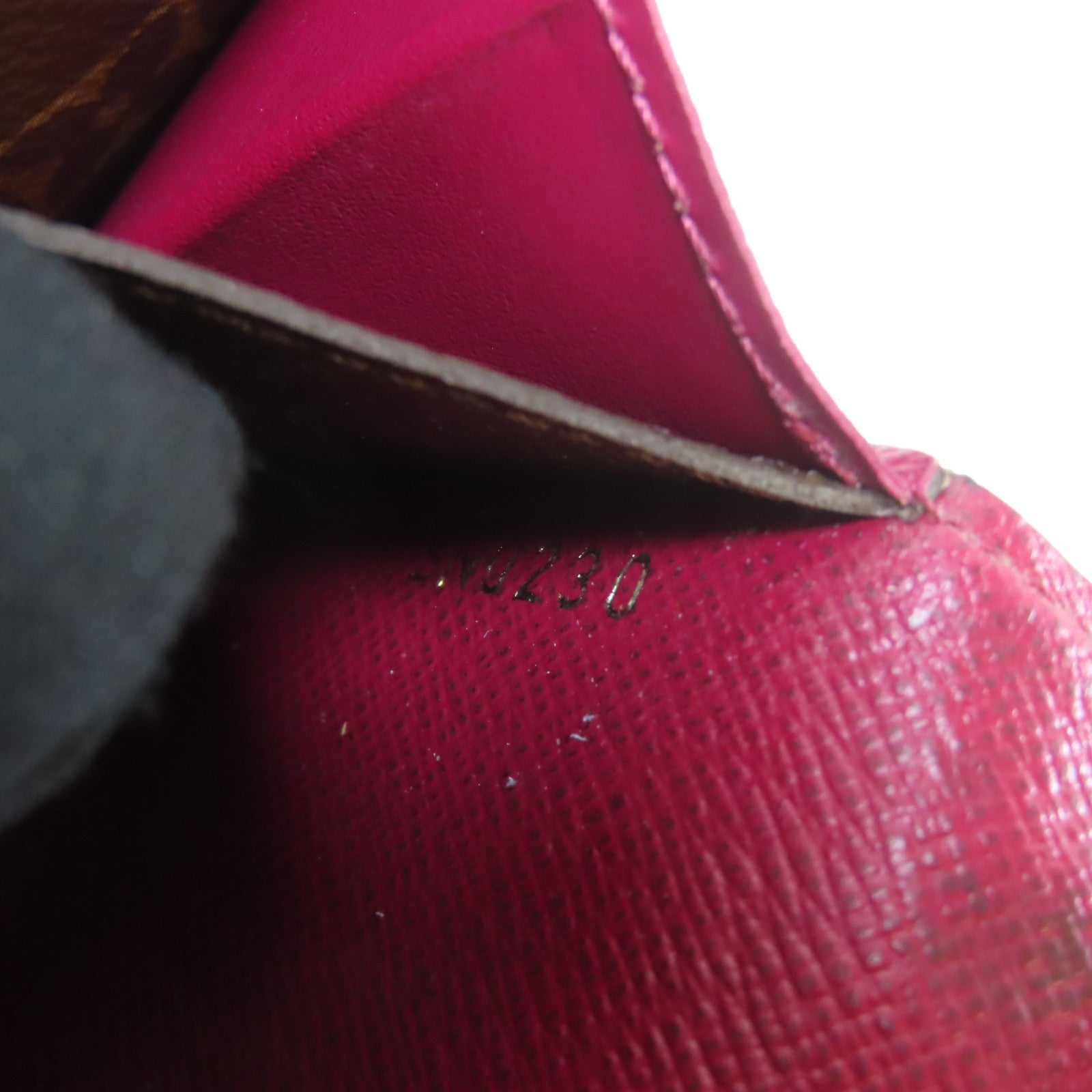 LOUIS VUITTON Monogram Emilie金扣長錢包啡色