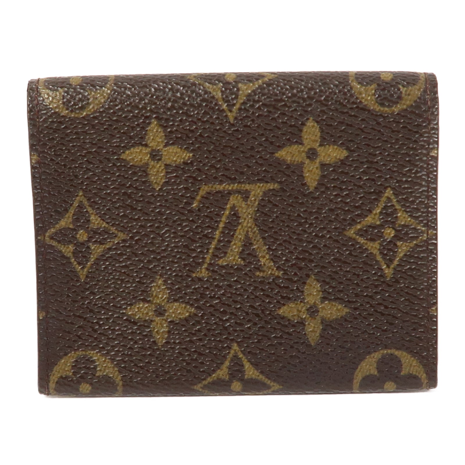 LOUIS VUITTON Monogram Card Case卡片套啡色