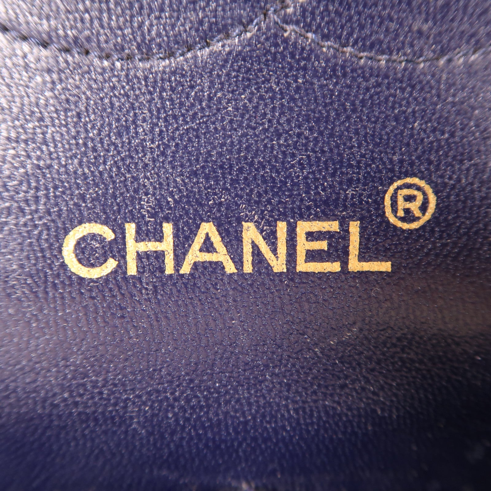 CHANEL 羊皮皮革Vintage Chain Shoulder金扣鏈帶肩背袋