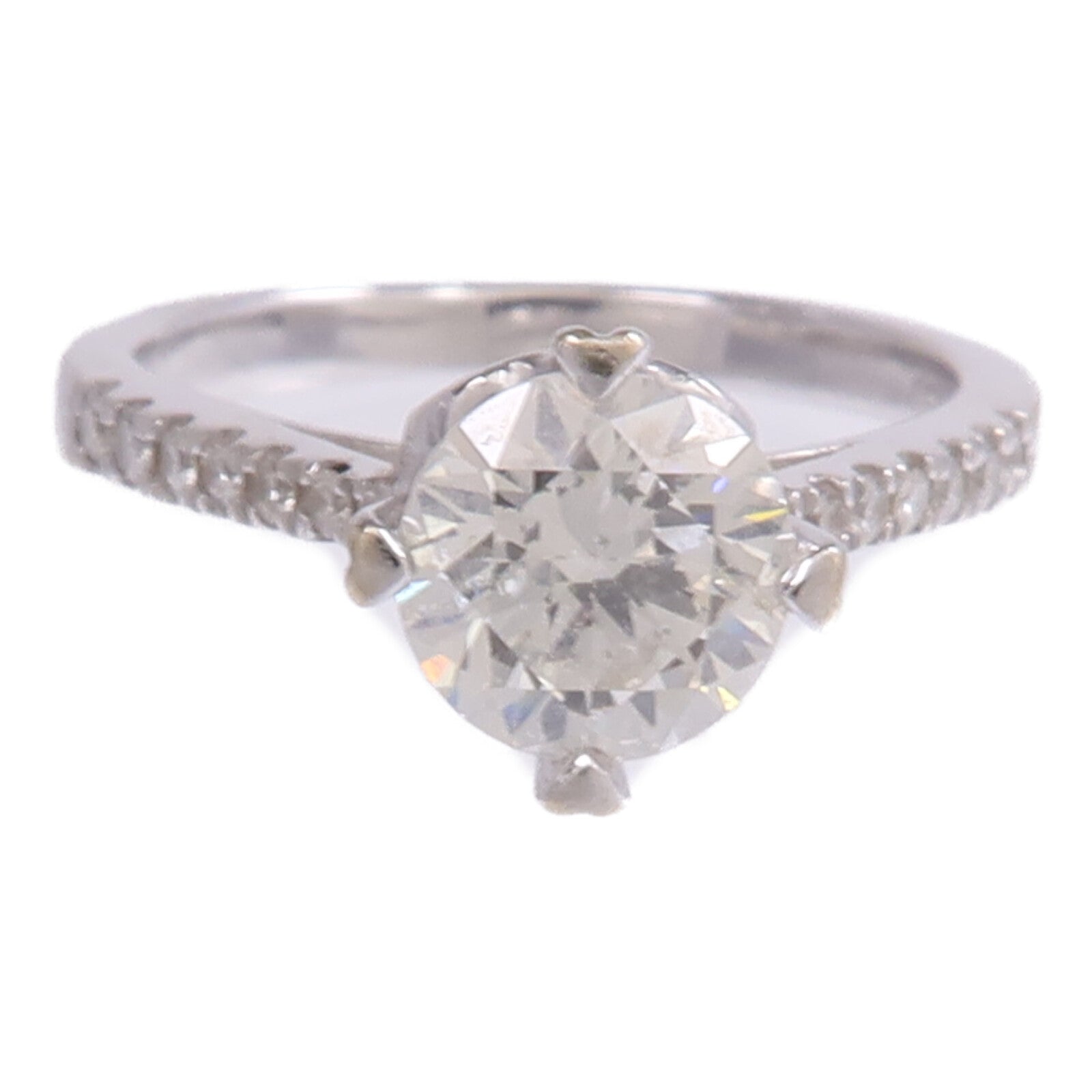 JEWELRY 【激減優惠】18K白金Diamond Ring鑽石戒指US#3.25