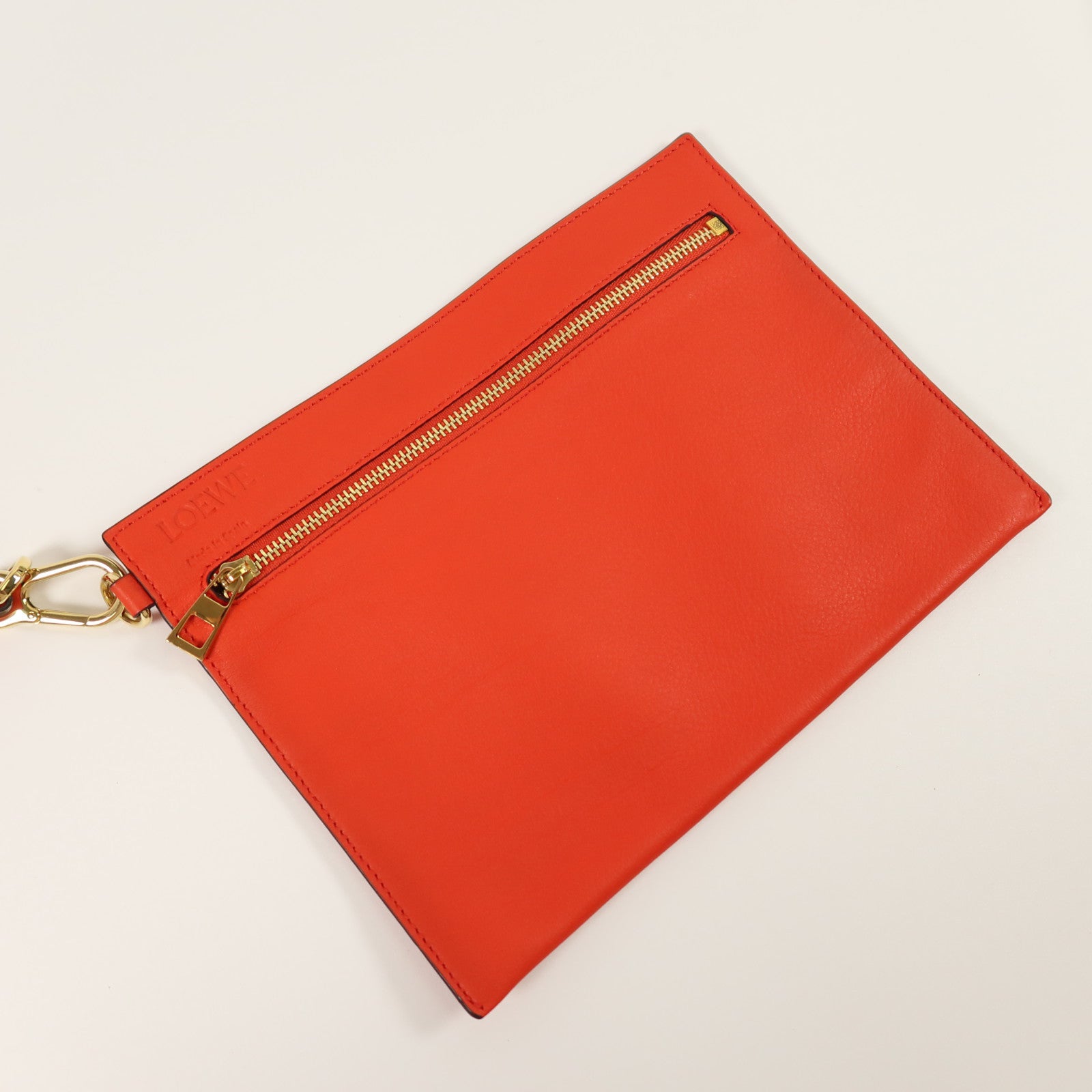 LOEWE 牛皮皮革Hammock金扣手挽肩背兩用袋