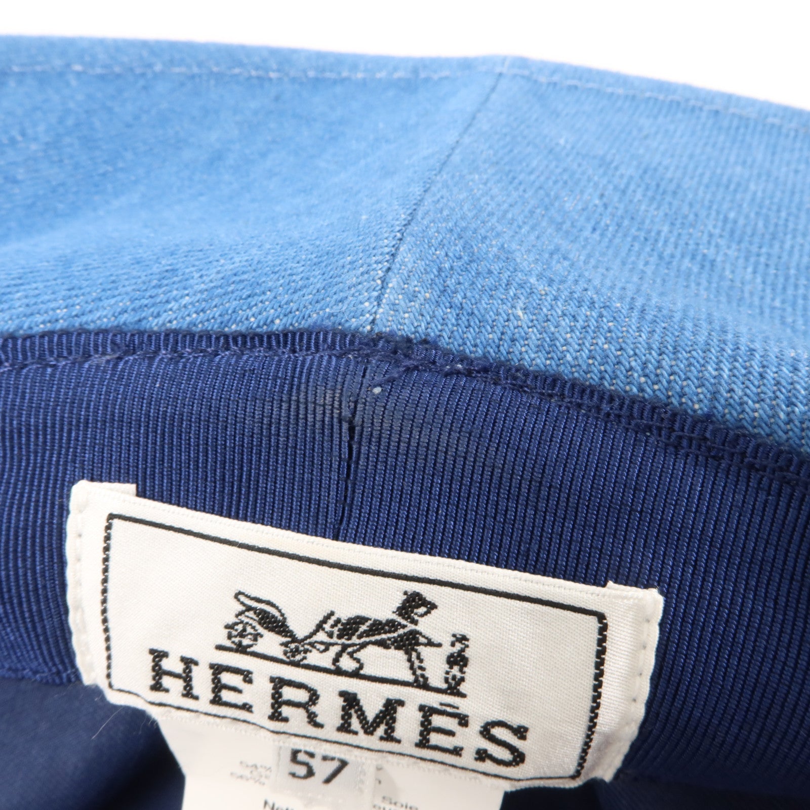 HERMES 棉質/絲質Katie Pierce Hat帽子