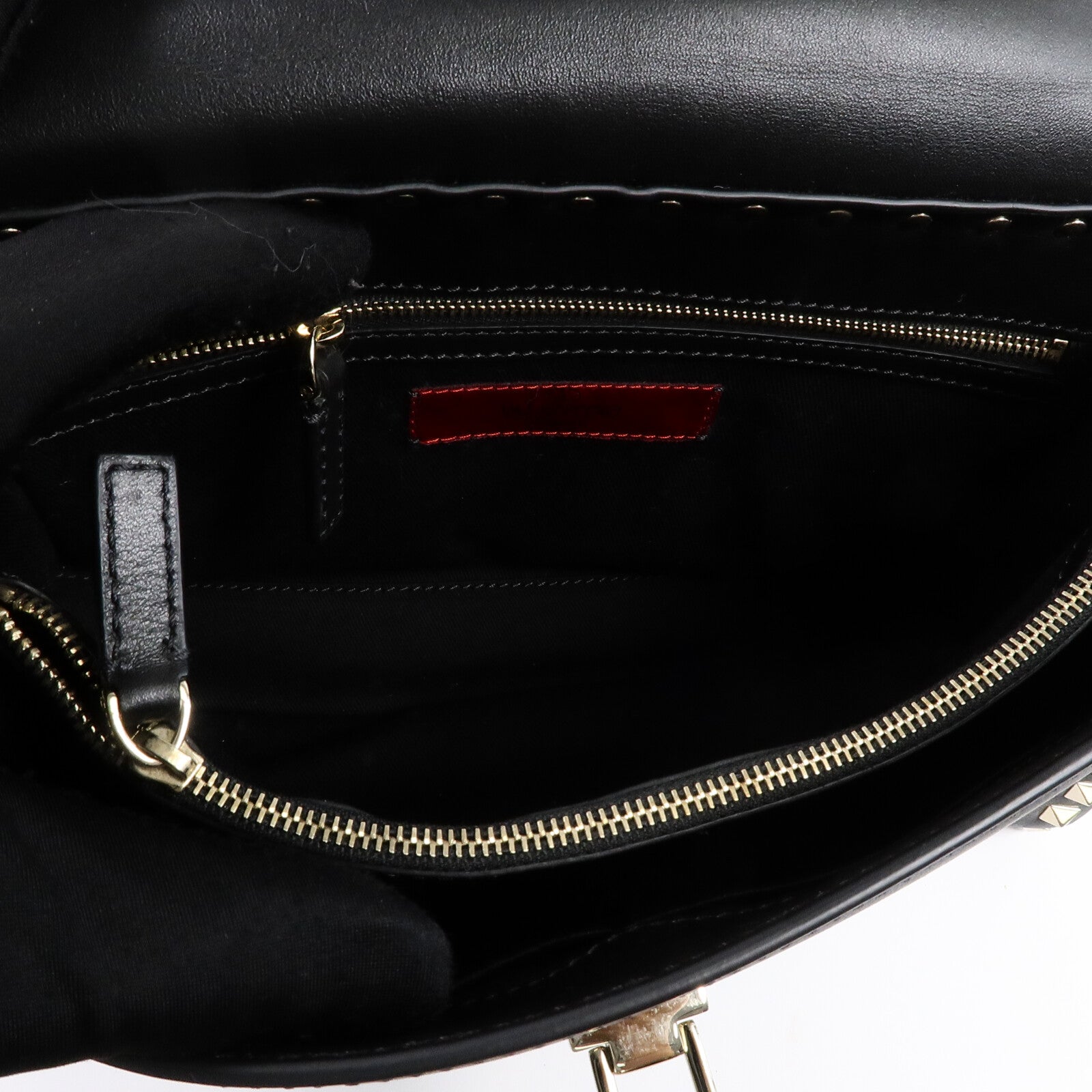 Valentino 牛皮皮革Rockstud手挽肩背兩用袋