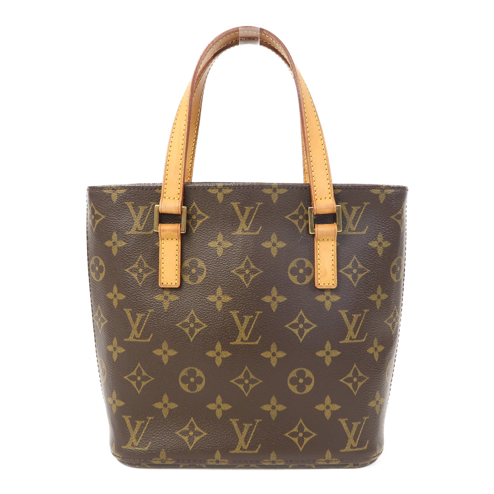 LOUIS VUITTON Monogram Vavin PM金扣手挽袋啡色