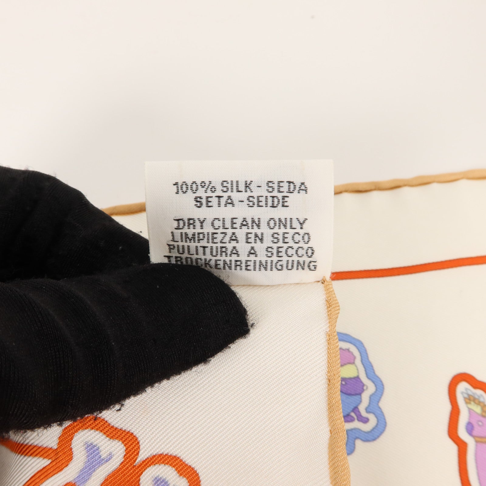HERMES 絲質Scarf 45x45cm絲巾