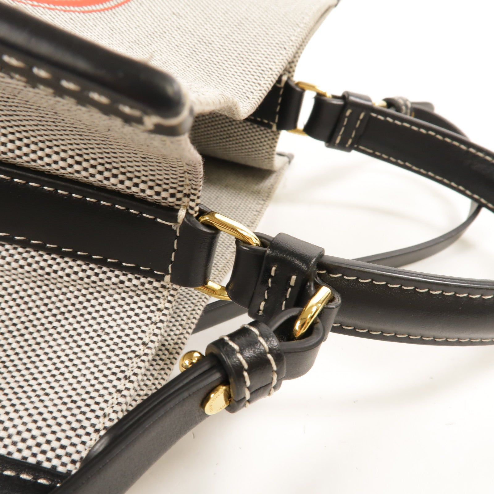BURBERRY 帆布Small Peggy Bucket Bag手挽肩背兩用袋