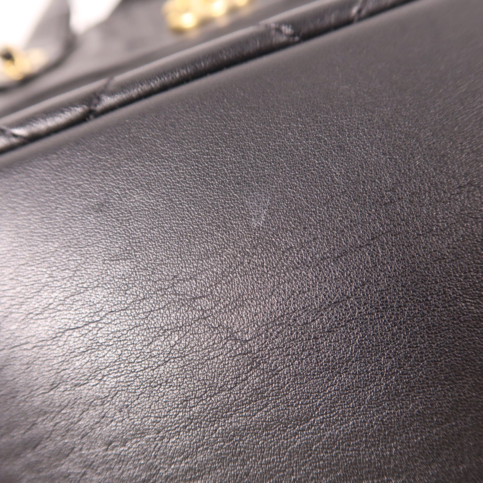 CHANEL 牛皮皮革2way Shoulder Bag金扣手挽肩背兩用袋
