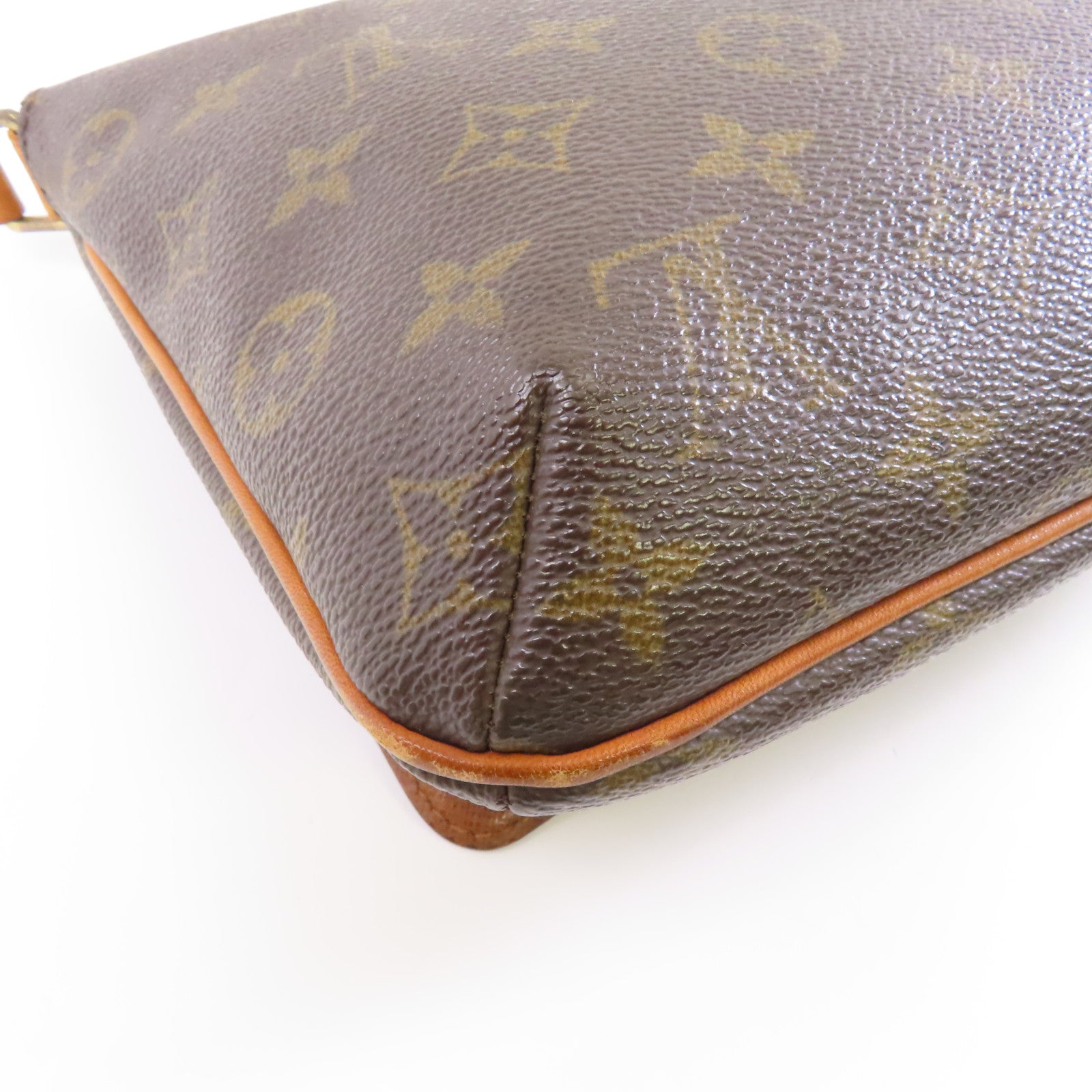 LOUIS VUITTON Monogram Musette Tango金扣肩背袋啡色