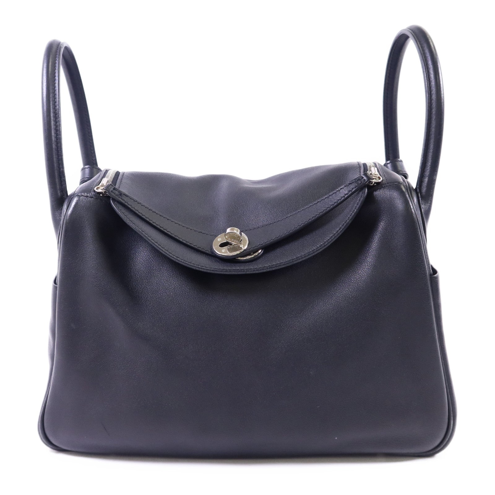 HERMES Swift皮革Lindy 30銀扣肩背袋
