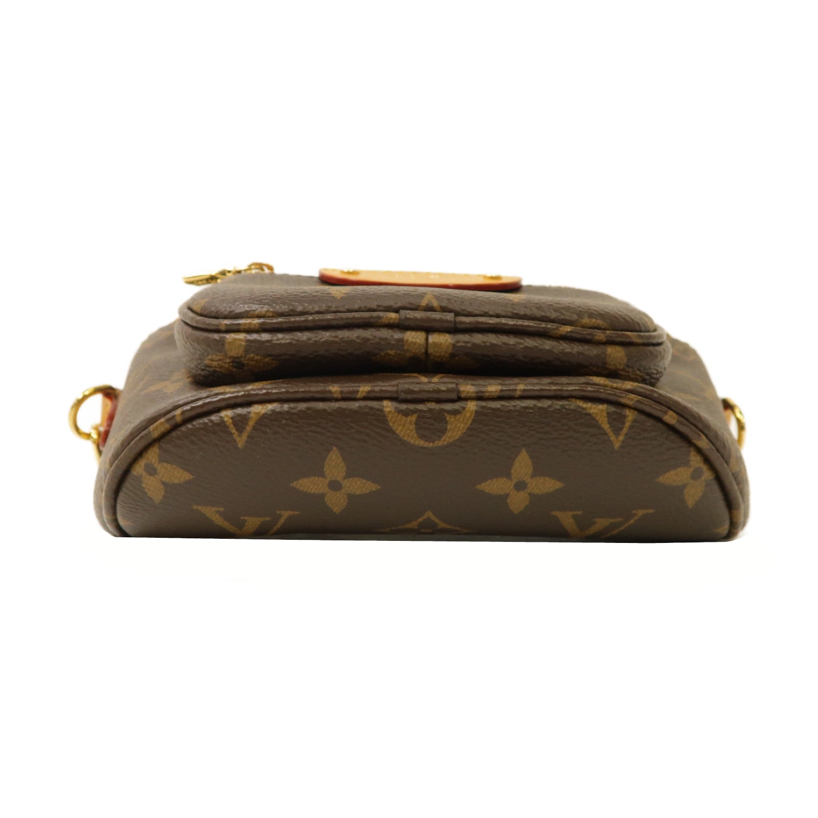 LOUIS VUITTON Monogram Mini Bumbag金扣腰包啡色