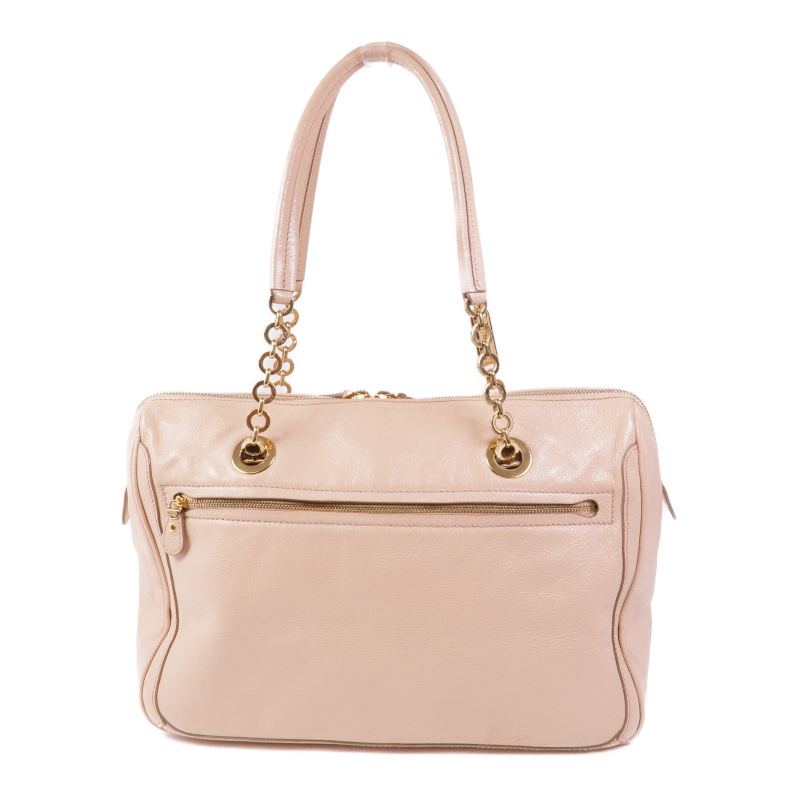 Salvatore Ferragamo 牛皮皮革Shoulder Bag金扣肩背袋