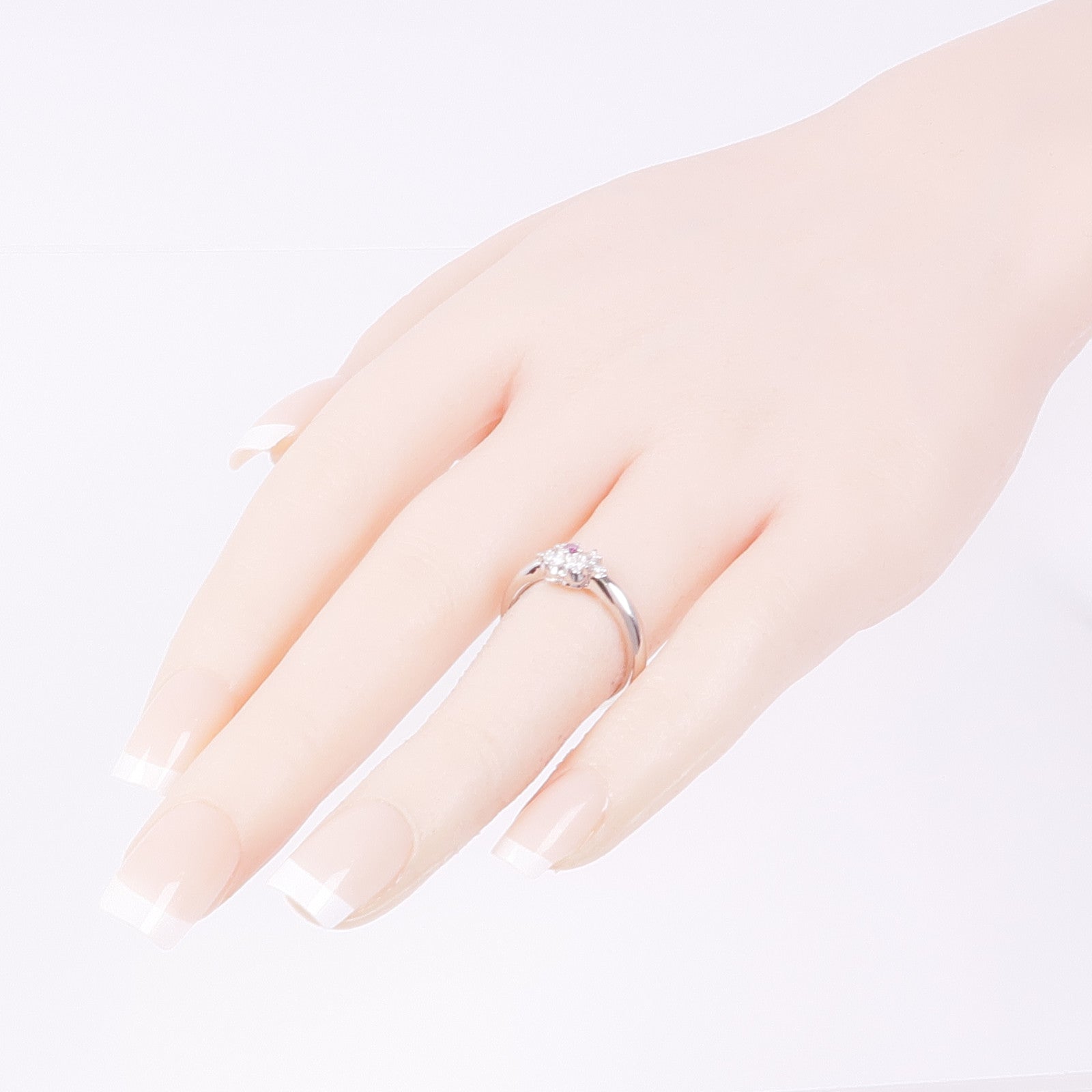 JEWELRY 【激減優惠】PT900鉑金Diamond Ring鑽石戒指US#6