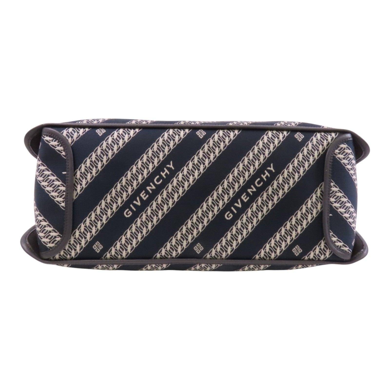 GIVENCHY 帆布Bond Chain Tote Bag銀扣肩背愛