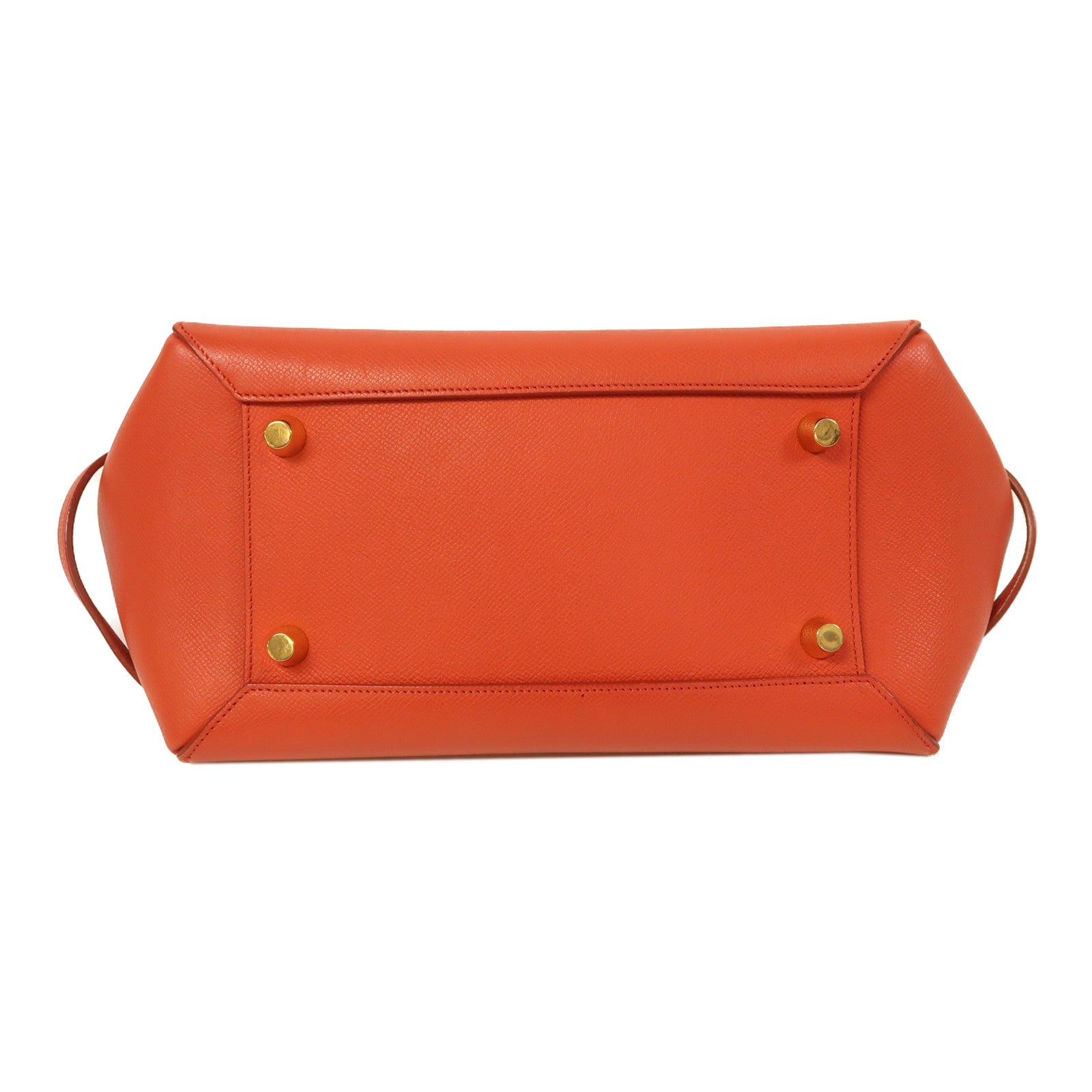 CELINE 牛皮皮革Belt Bag金扣手挽肩背兩用袋紅色