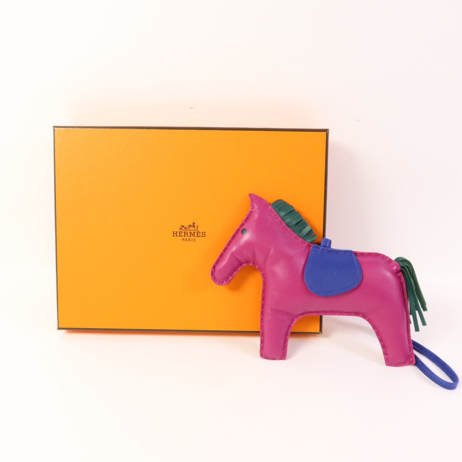 HERMES Milo皮革Rodeo GM掛飾